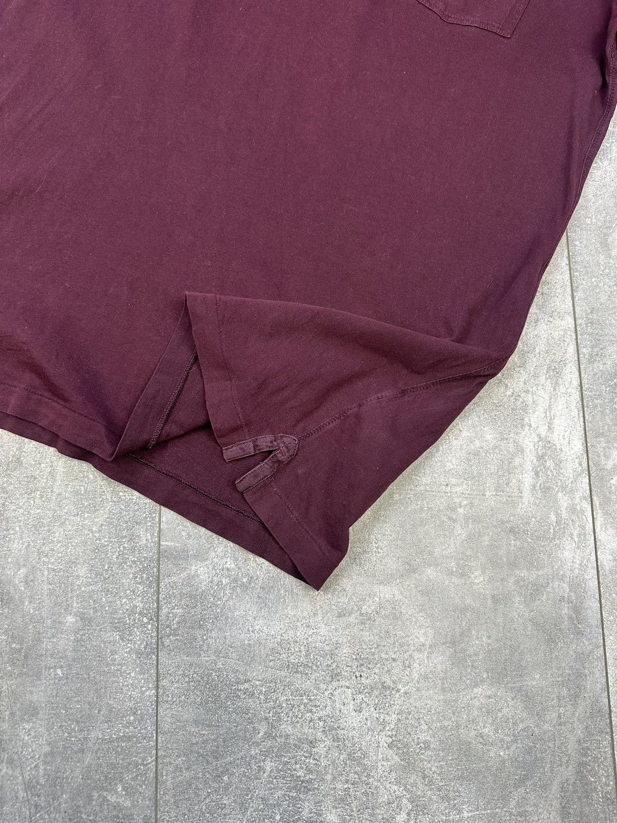 Burberry Burberry Brit Burgundy Small Logo Tee Size US M / EU 48-50 / 2 - 9 Thumbnail