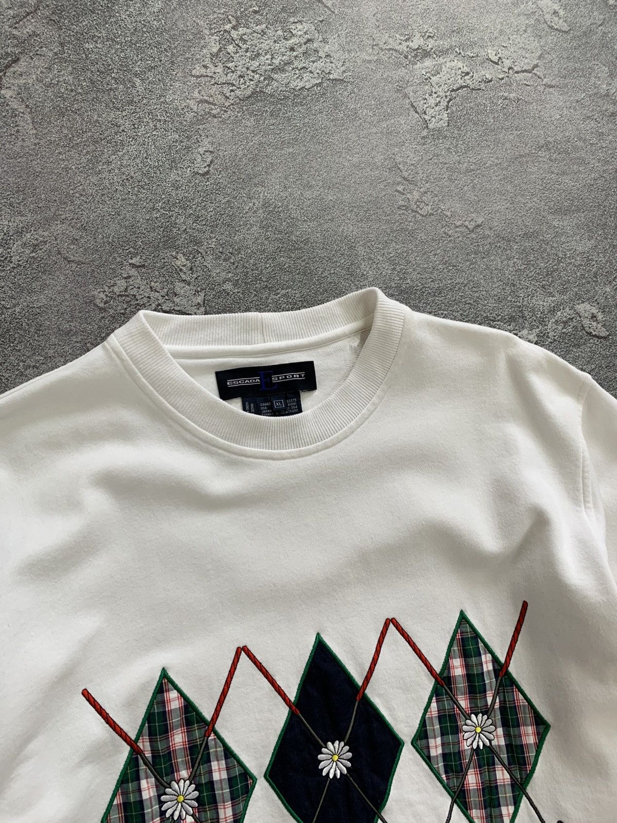 Escada Sport × Vintage VTG Escada Sport Golf White Sweatshirt Men’s Size XL Size US XL / EU 56 / 4 - 5 Thumbnail