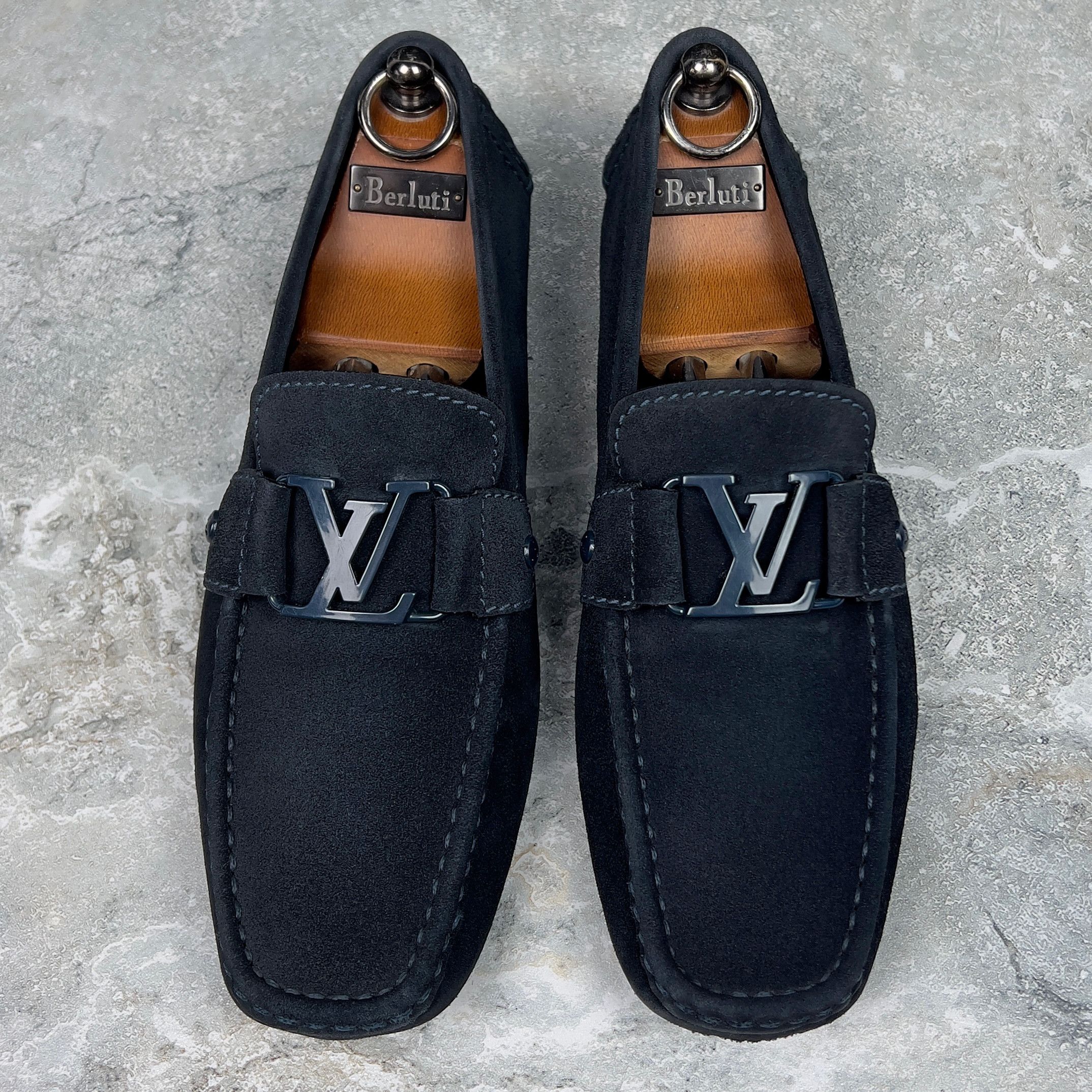 Louis Vuitton Louis Vuitton Monte Carlo LV Driving Moccasins Suede Size US 8.5 / EU 41-42 - 5 Thumbnail