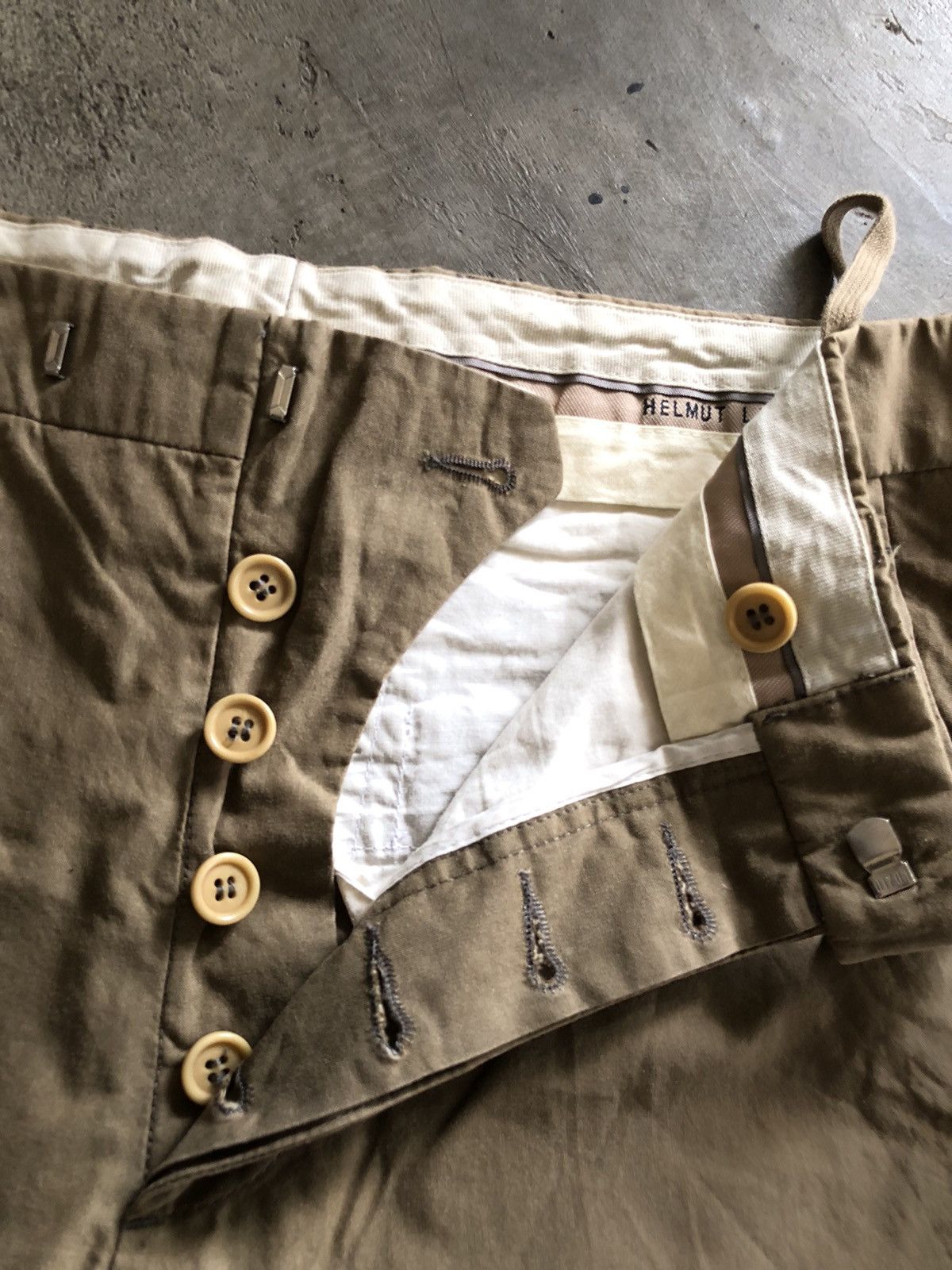 Helmut Lang VINTAGE HELMUT LANG CHINO PANTS Size US 28 / EU 44 - 4 Thumbnail