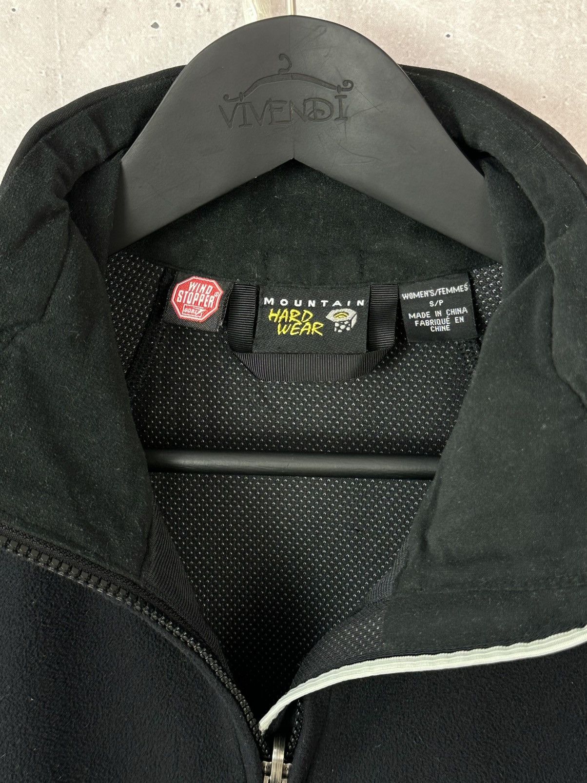 Mountain Hardwear Mountain Hardwear Black Full Zip Windstopper Fleece Vest Size S / US 4 / IT 40 - 5 Thumbnail