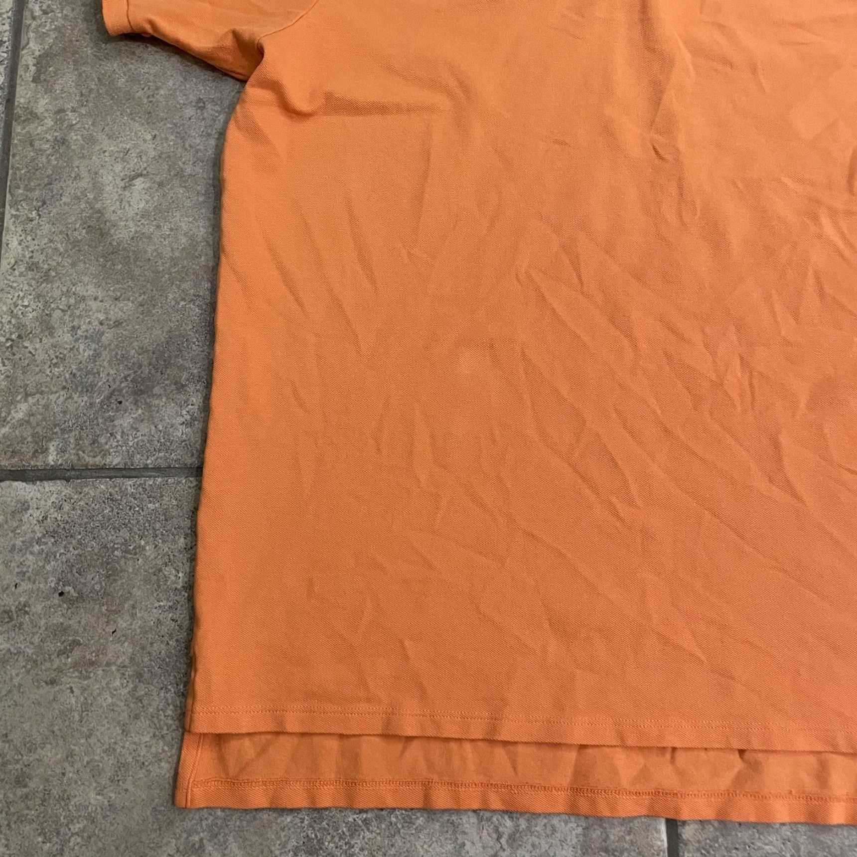 Vintage VINTAGE B Draddy Polo Shirt Mens Size L Orange Cotton USA Shirt Mens L Orange USA Size US L / EU 52-54 / 3 - 3 Thumbnail