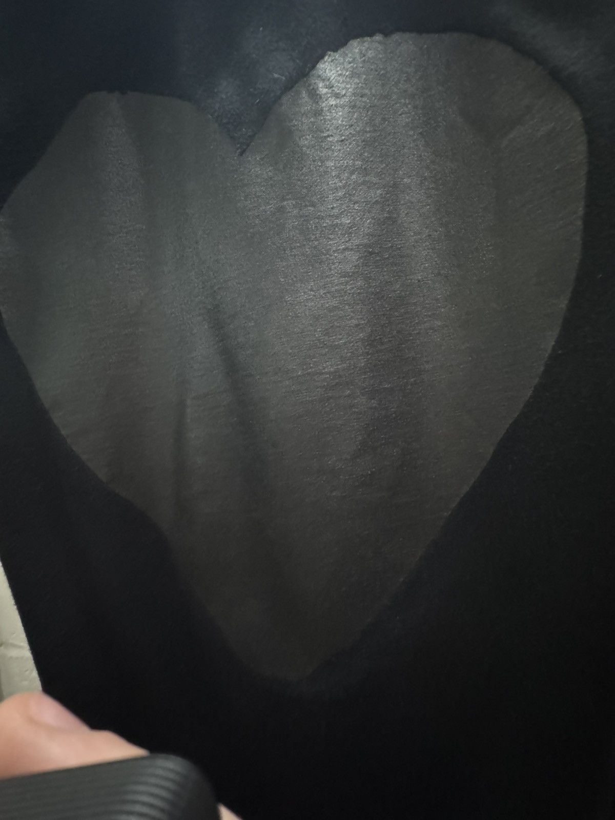 Comme des Garcons × Comme des Garcons PLAY black shirt black heart comme sea garçons Size US S / EU 44-46 / 1 - 5 Thumbnail