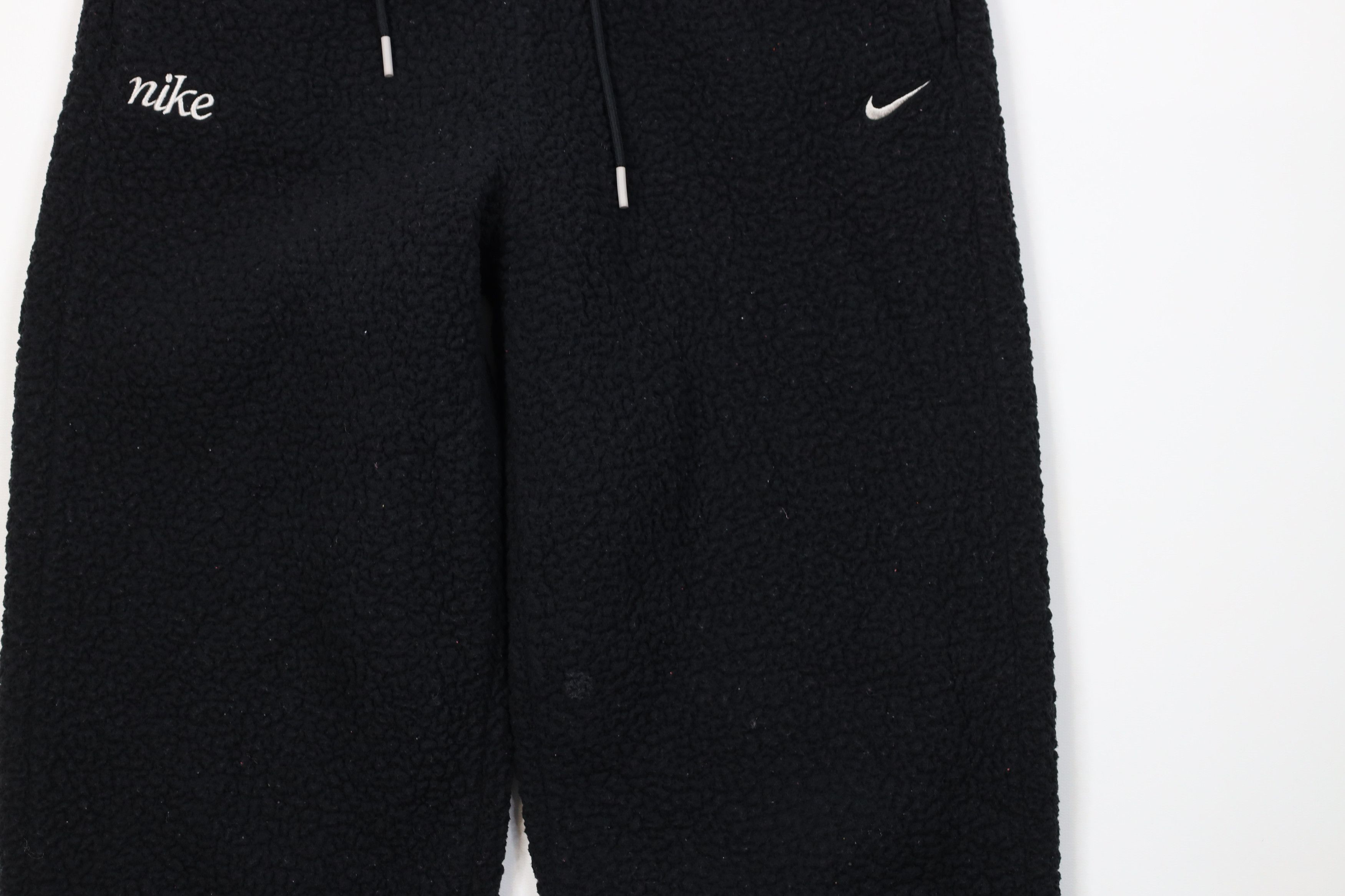 Nike Nike Spell Out Deep Pile Fleece Sweatpants Pants Black Size 27" / US 4 / IT 40 - 3 Thumbnail