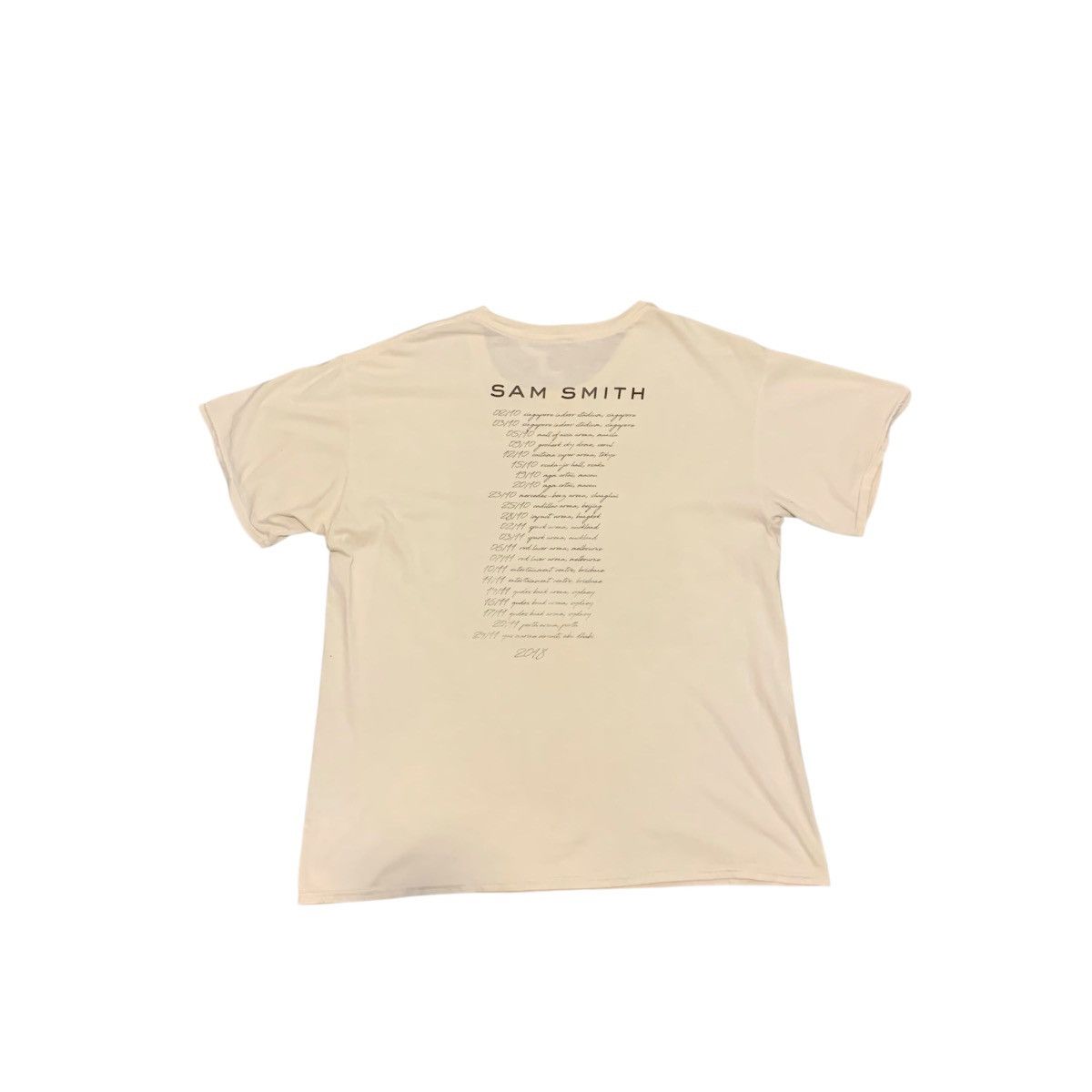 Gildan Sam Smith Tour 2018 Size US XL / EU 56 / 4 - 3 Thumbnail