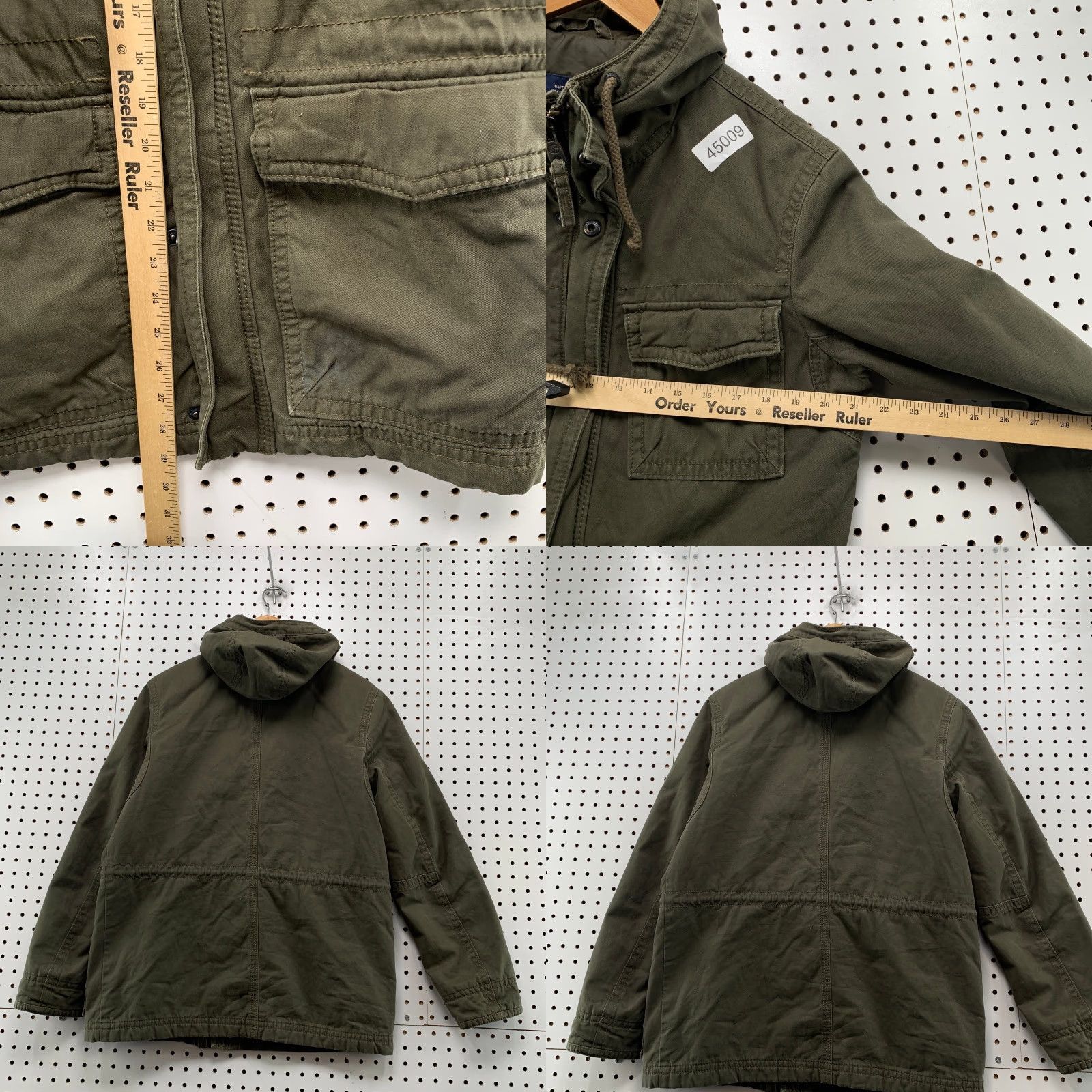 American Eagle Outfitters American Eagle Military Jacket Mens Small Green Unlined Army Field Coat Size US S / EU 44-46 / 1 - 8 Thumbnail