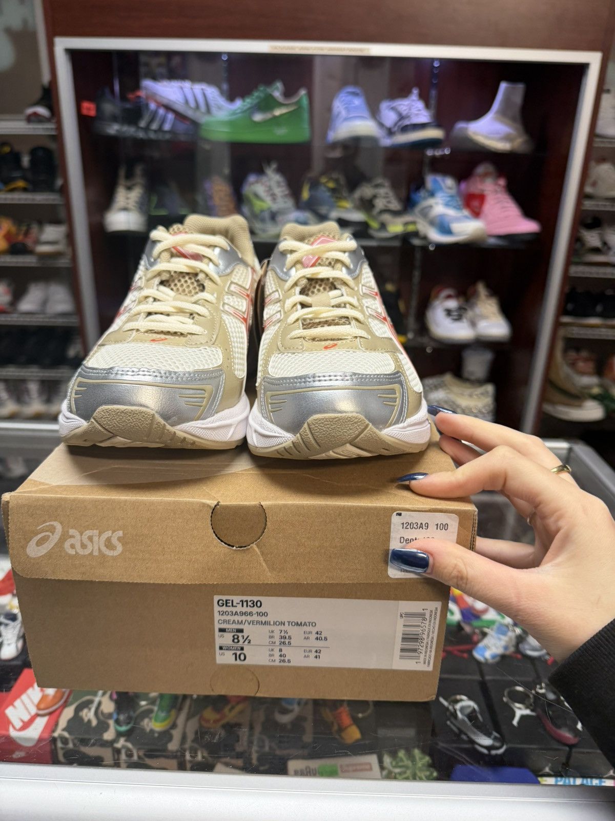 Asics Asics Gel 1130 (white/orange) Size US 8.5 / EU 41-42 - 3 Thumbnail
