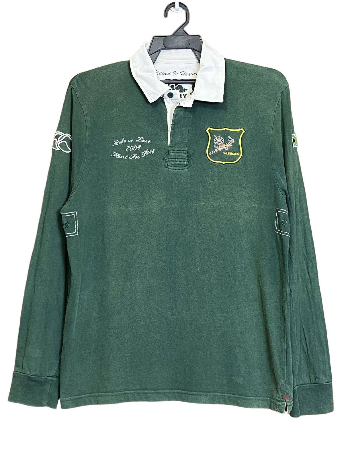 Canterbury of New Zealand VTG CANTERBURY SOUTH AFRICA BOKS vs LIONS 2009 RUGBY SHIRT Size US M / EU 48-50 / 2 - 1 Thumbnail