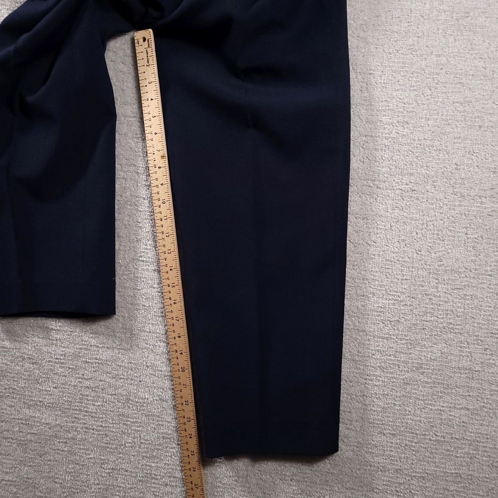 Vintage VINTAGE Lilly Ann Collection Blue Pleated Pants 27x25 Ladies Union Made In USA Size 26" / US 2 / IT 38 - 5 Thumbnail