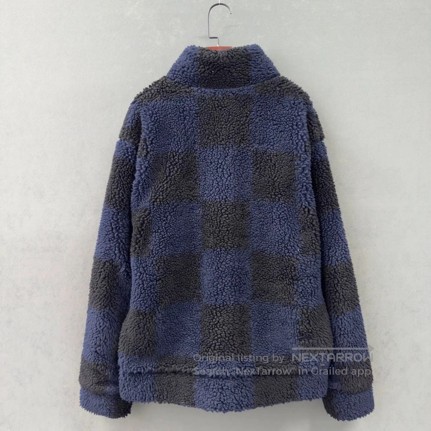 Louis Vuitton LV Blue and Black Checkerboard Coat. Size US M / EU 48-50 / 2 - 2 Thumbnail