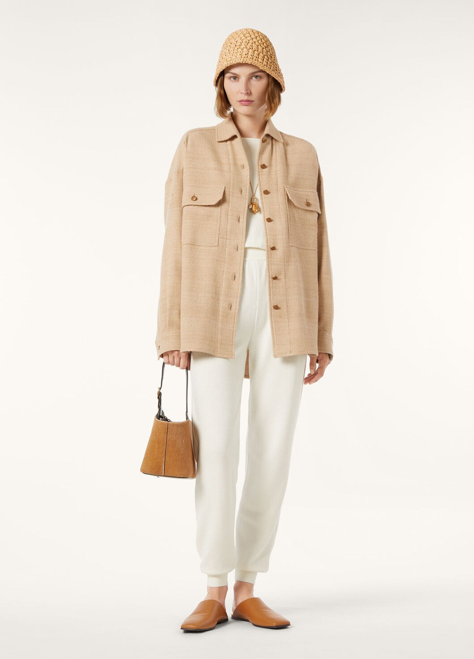 Loro Piana o1srvl11e0526 FAO9766 Dora Baltea Sweater in White Size L / US 10 / IT 46 - 2 Thumbnail