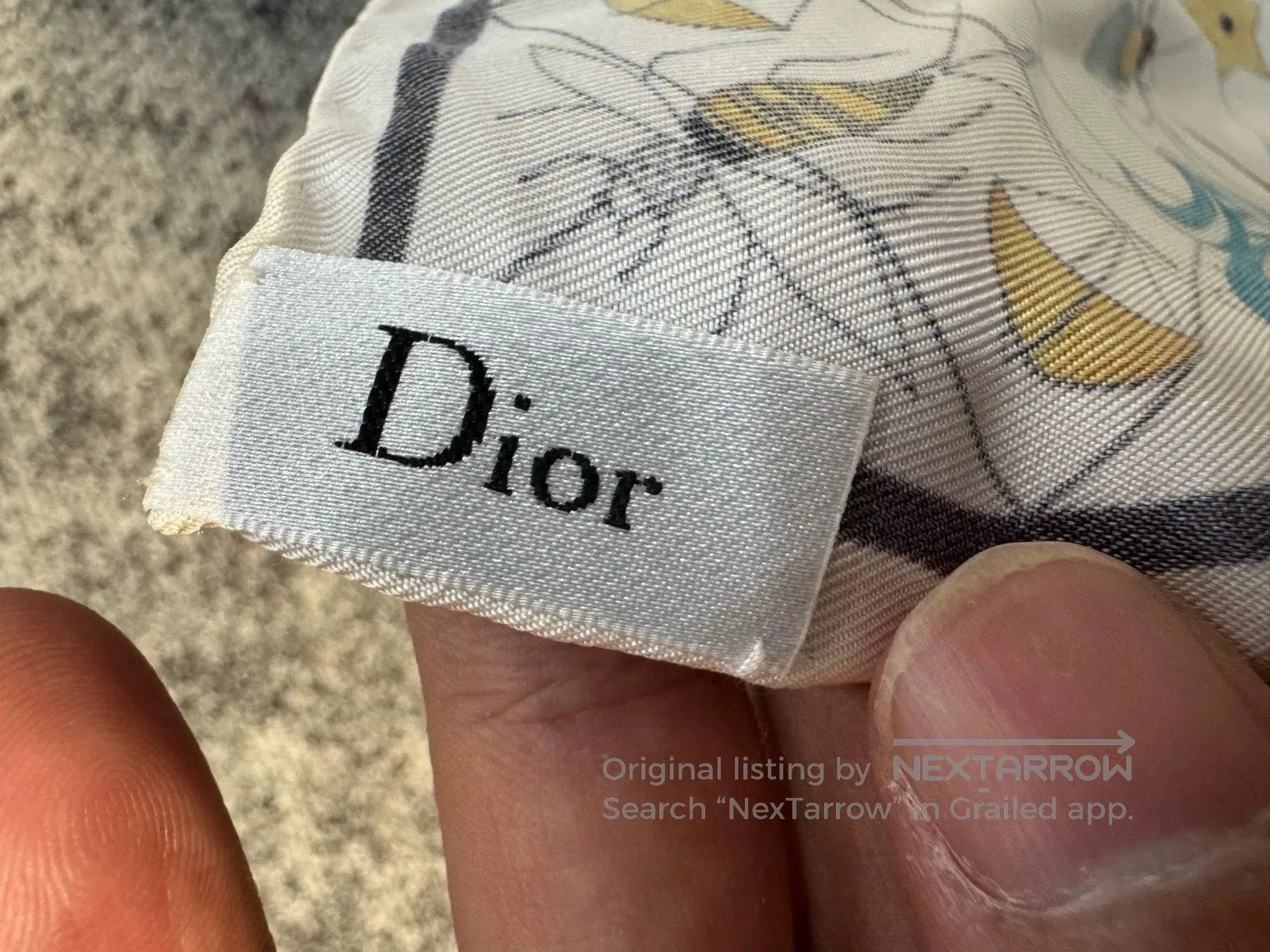 Dior Dior Silk Scarf. Size ONE SIZE - 2 Thumbnail