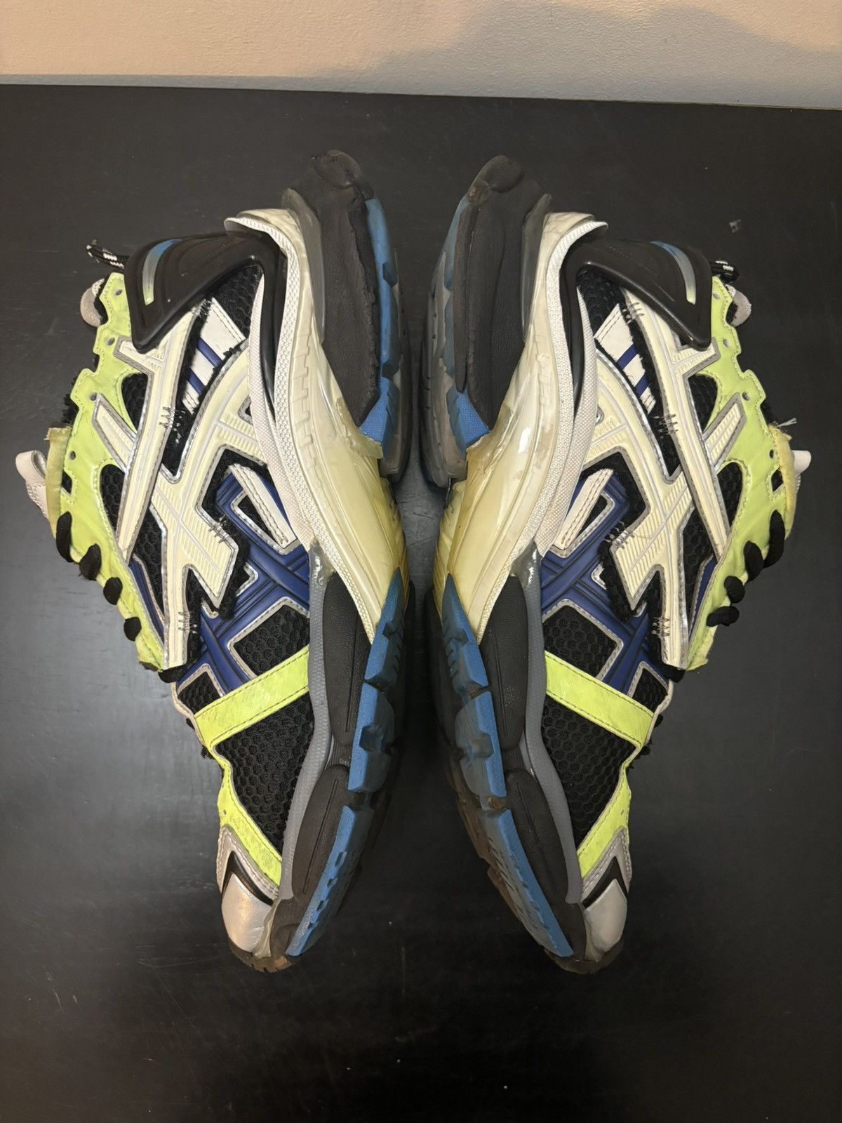 Balenciaga Balenciaga Runner Green Blue Black Grey Size US 10 / EU 43 - 3 Thumbnail