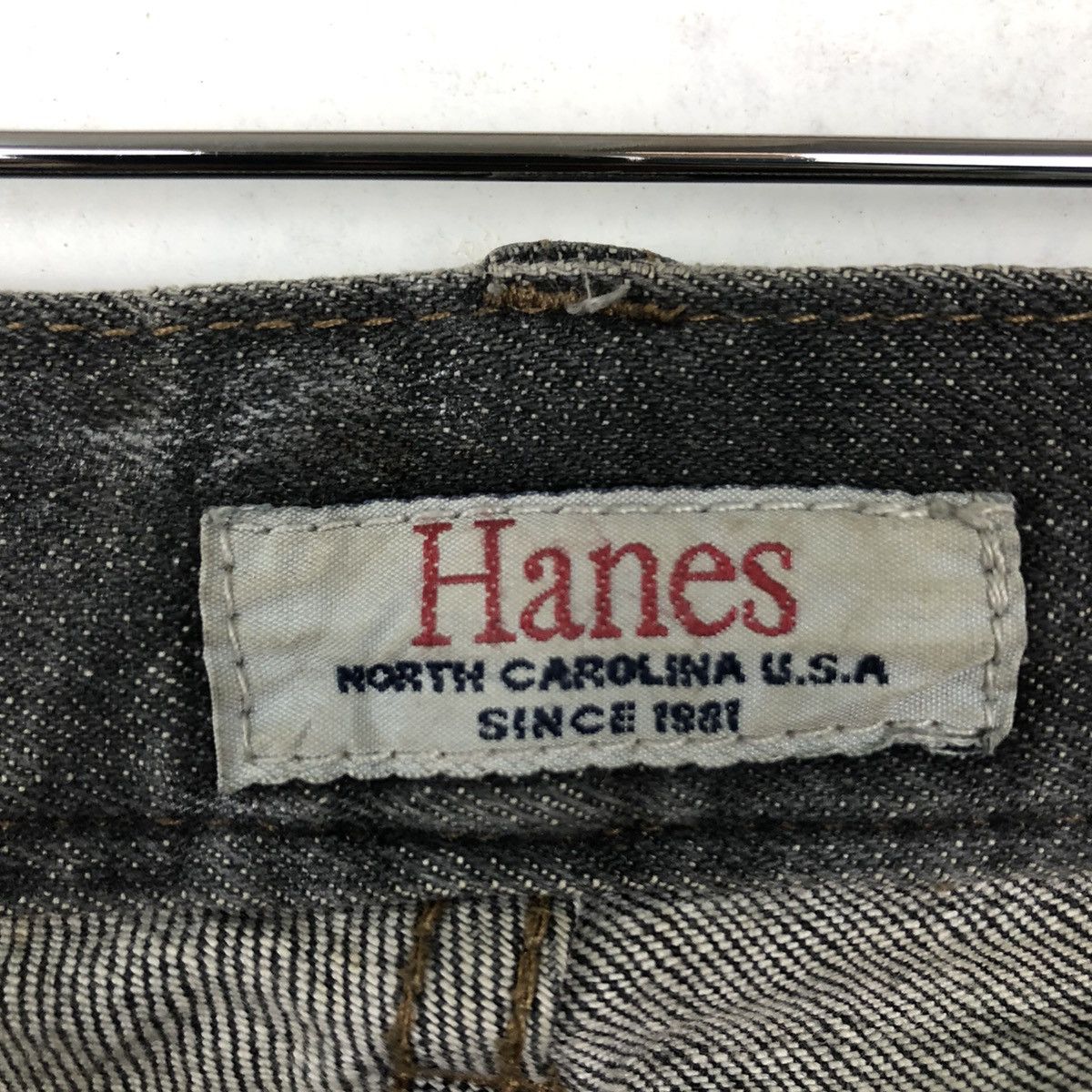 Japanese Brand VINTAGE PUNK JEANS DISTRESSE DESIGN HANES INSPIRE UNDERCOVER Size US 30 / EU 46 - 8 Thumbnail