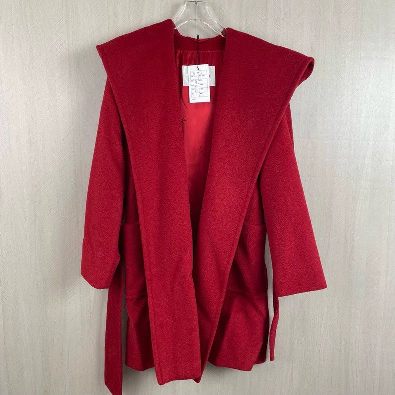 Max Mara Max Mara Red Camel Hair Bathrobe Size S / US 4 / IT 40 - 1 Thumbnail