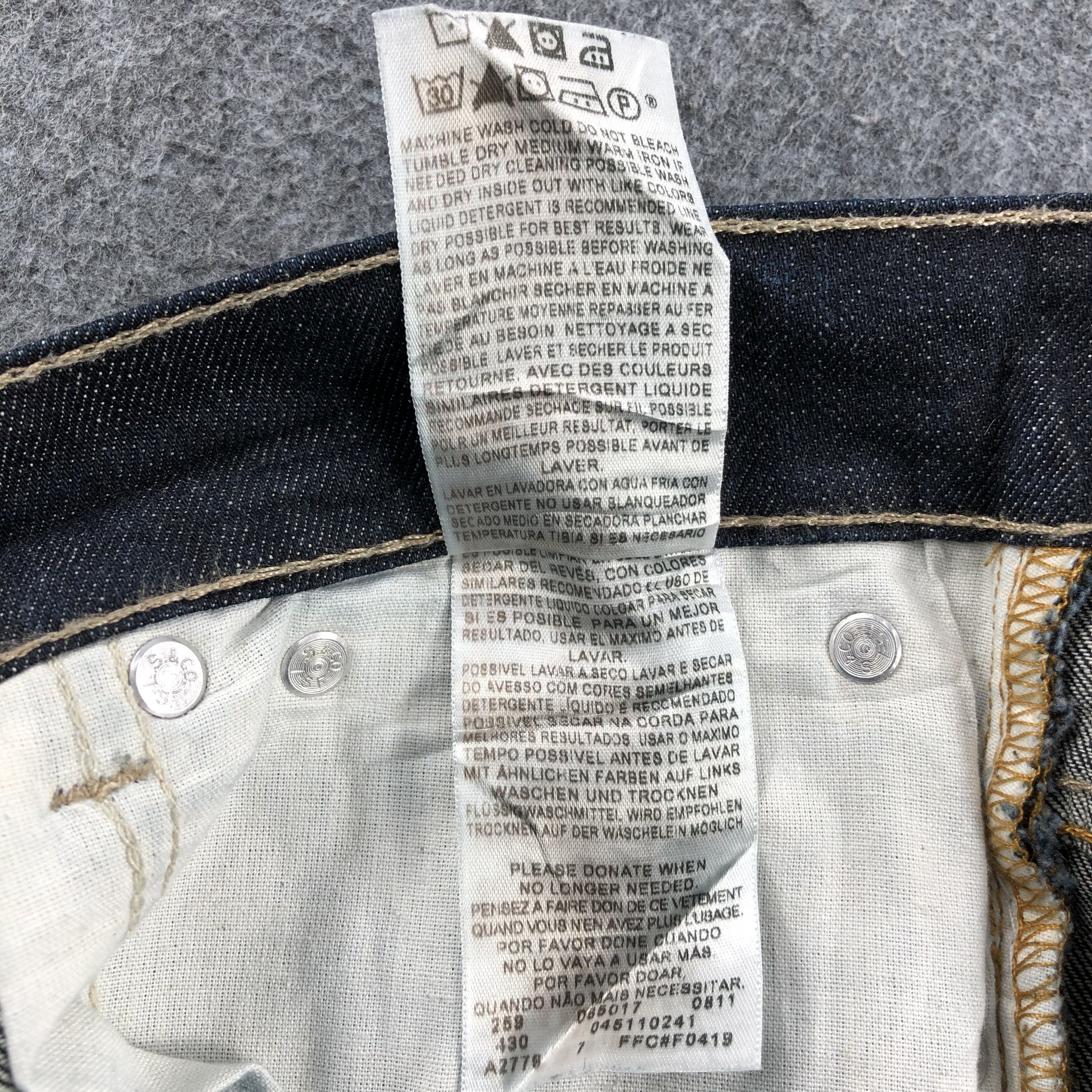 Levi's × Vintage Vintage Levis 511 Slim Jeans-JM1244 Size US 34 / EU 50 - 10 Thumbnail
