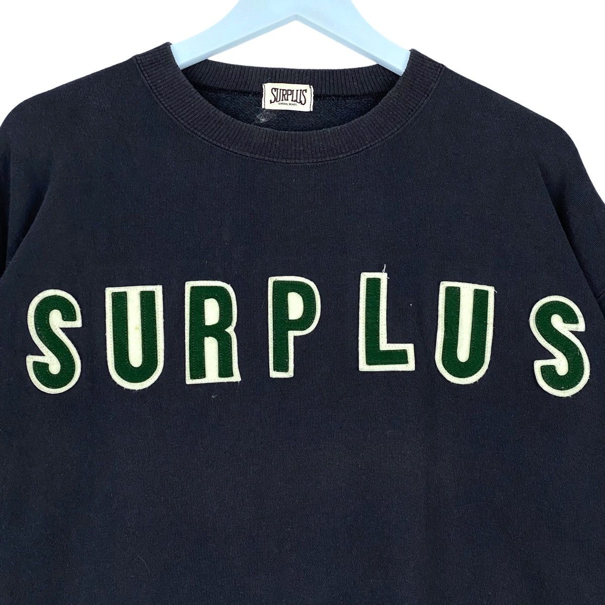 Vintage Vintage Surplus Big Embroidered Logo Crewneck Sweatshirt Size US XL / EU 56 / 4 - 4 Thumbnail
