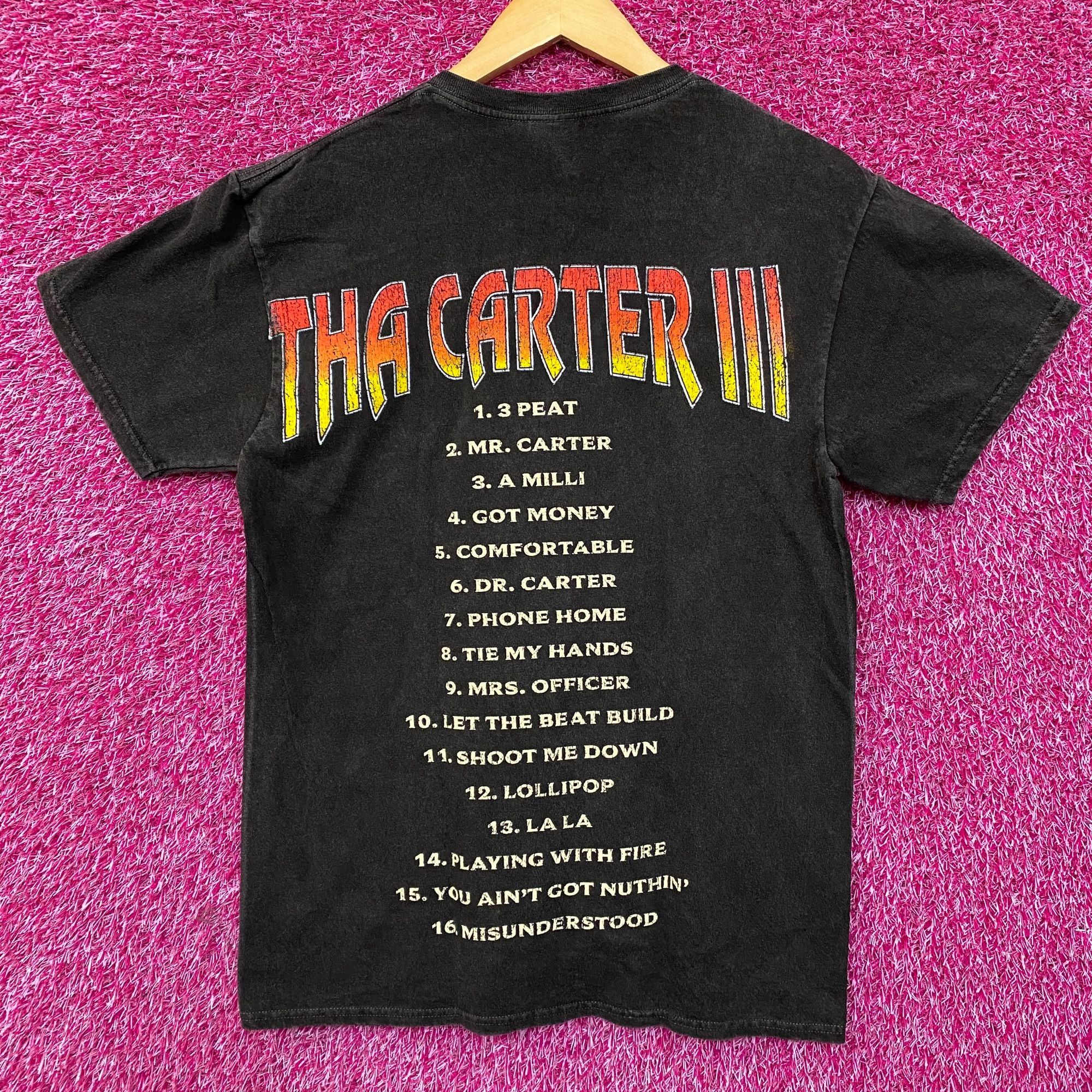 Lil Wayne Lil Wayne Tha Carter III Double Sided Tracklist T-shirt size Size US M / EU 48-50 / 2 - 3 Thumbnail