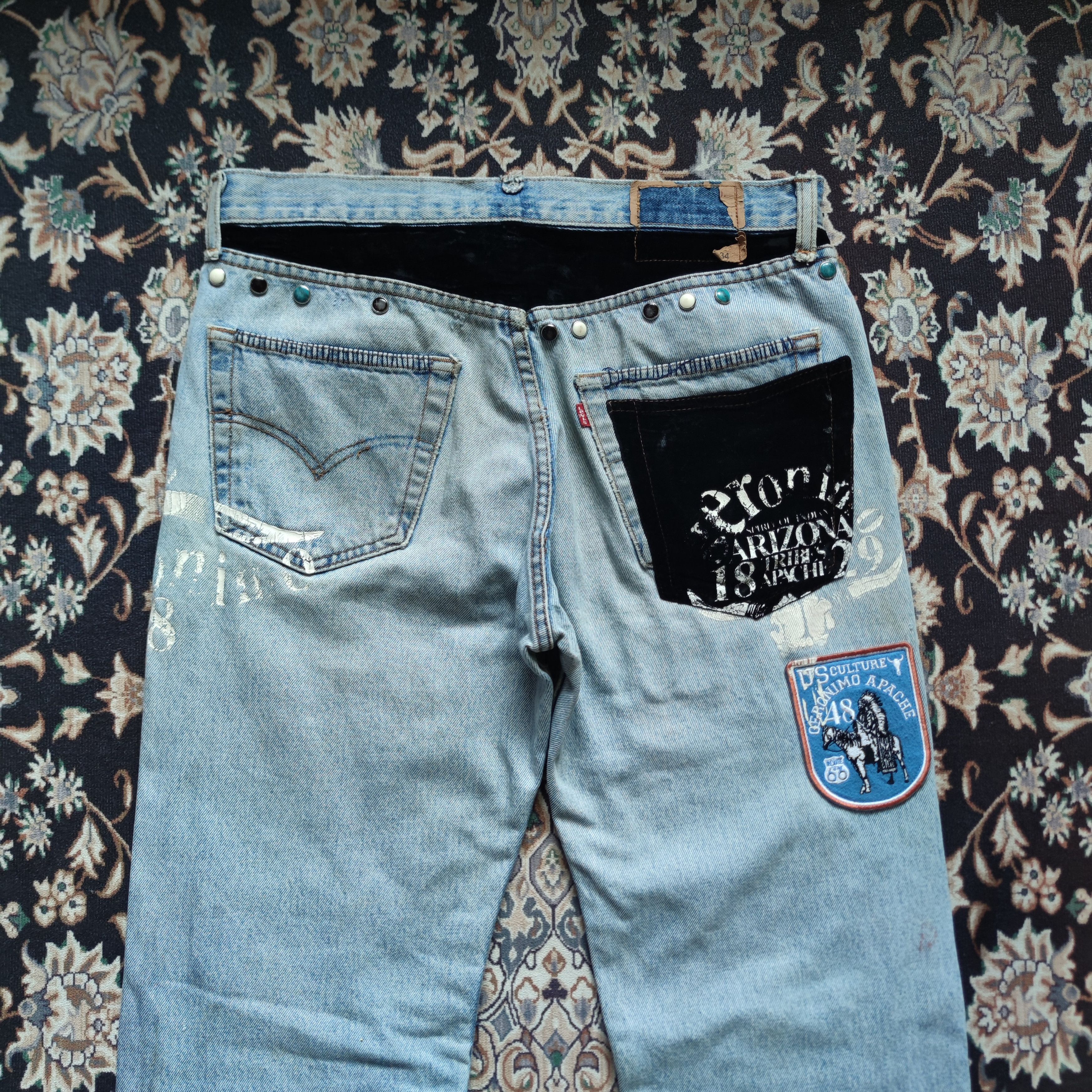 Levi's × Vintage VINTAGE LEVI'S STRAUSS GERONIMO ROUTE 66 MADE IN USA Size US 33 - 12 Thumbnail