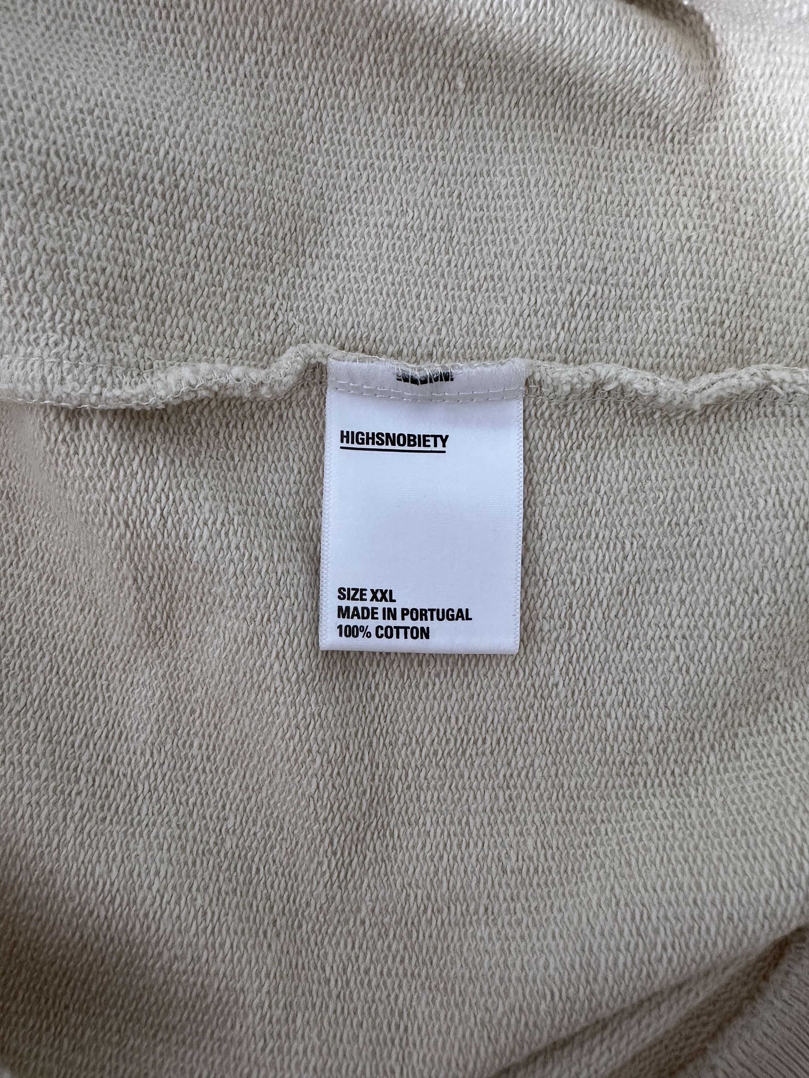 Highsnobiety Highsnobiety Beige Hoodie Size US XXL / EU 58 / 5 - 3 Thumbnail