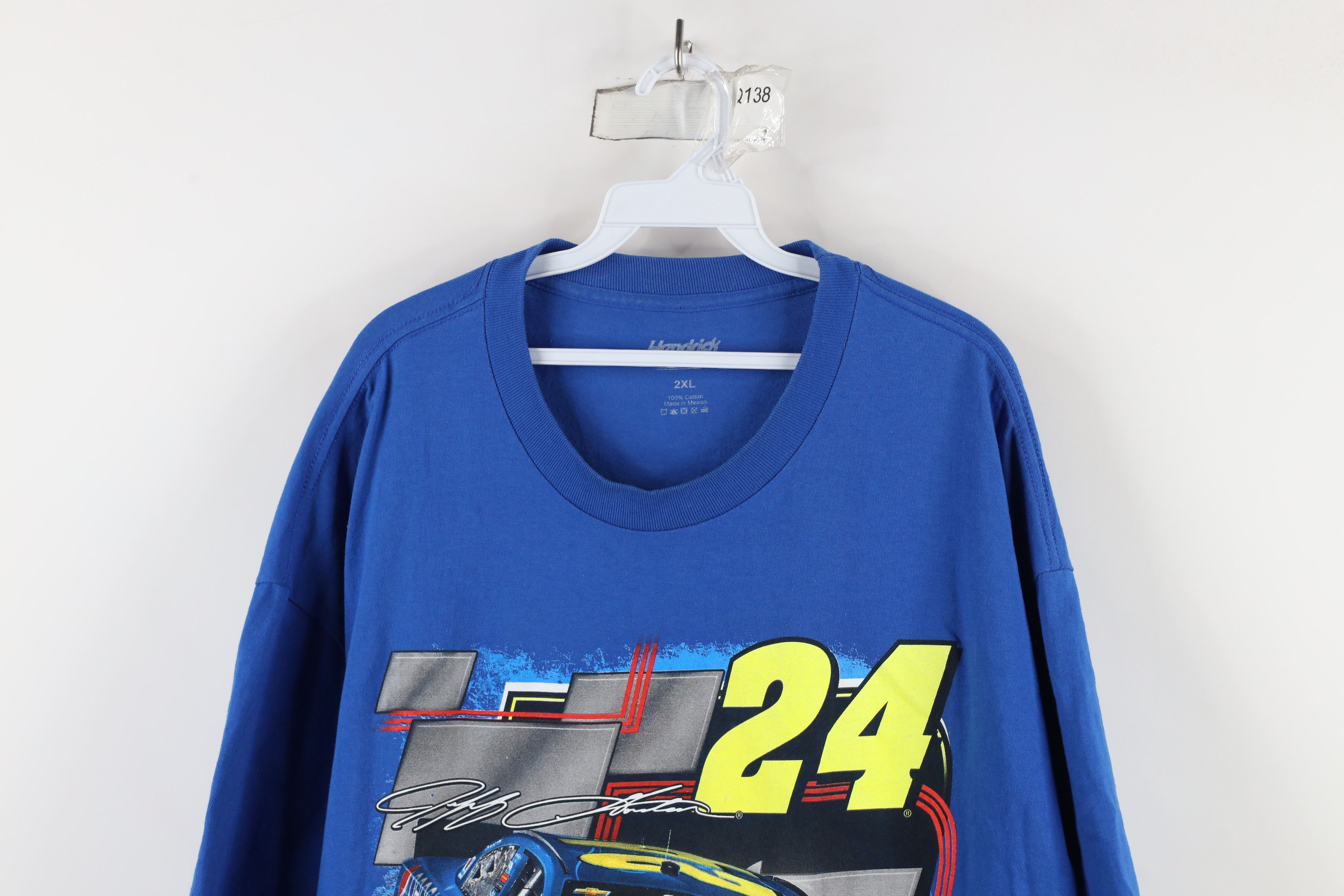 Vintage Retro NASCAR Jeff Gordon Racing Short Sleeve T-Shirt Blue Size US XXL / EU 58 / 5 - 2 Thumbnail