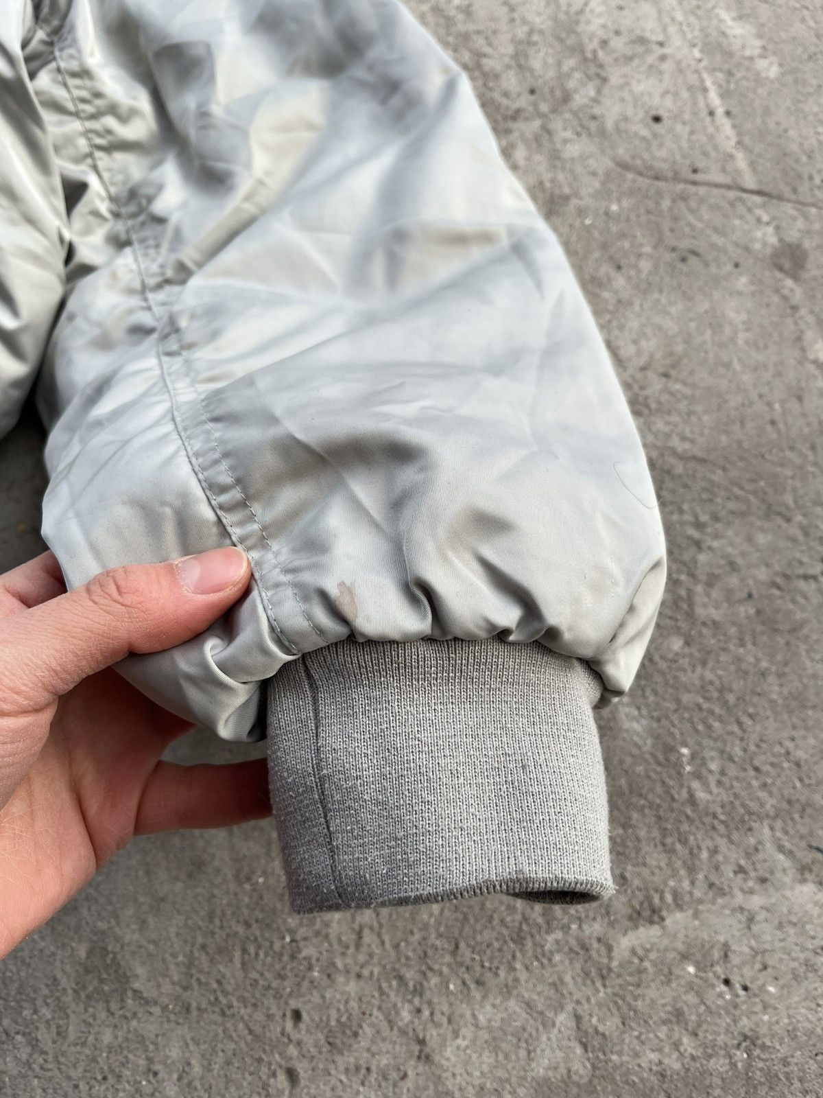 Hysteric Glamour × Issey Miyake × Le Grande Bleu (L.G.B.) 90s Balenciaga Style Vintage Boxy Baggy Oversized MA1 Bomber Size US M / EU 48-50 / 2 - 6 Thumbnail