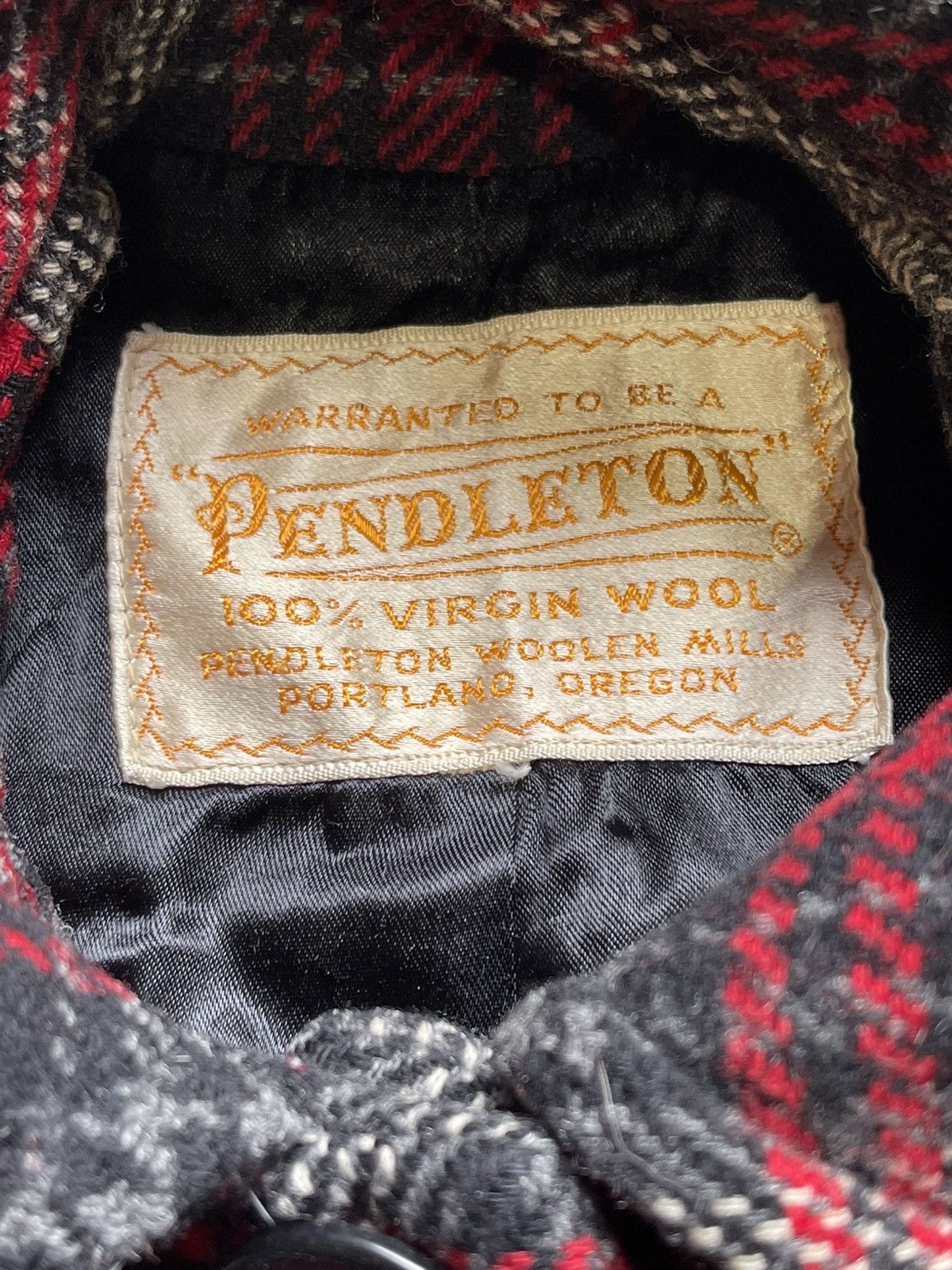 Pendleton Vintage 70s Pendleton Wool Pea Coat Size S / US 4 / IT 40 - 2 Thumbnail