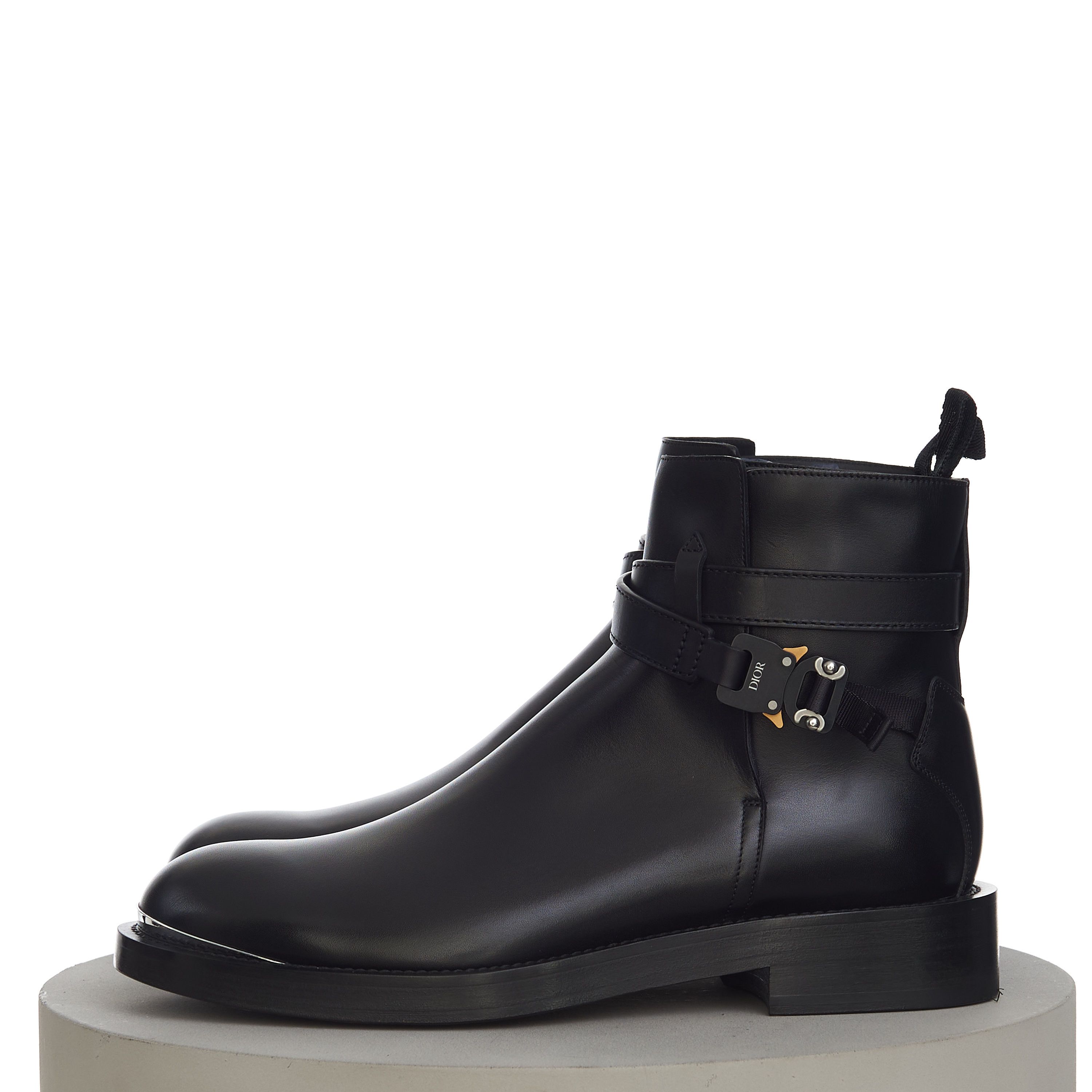 Dior Evidence Ankle Boot In Black Smooth Calfskin Size US 7 / EU 40 - 5 Thumbnail