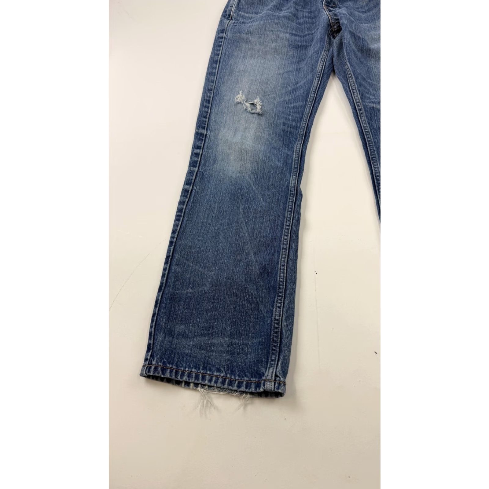 Levi's Levi's 559 Jeans Mens 32x30 Blue Relaxed Straight Distressed Medium Wash Denim Size US 32 / EU 48 - 3 Thumbnail