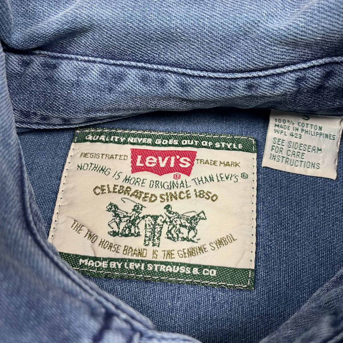 Levi's Vintage Levi’s Rare Denim Western Shirt Size US L / EU 52-54 / 3 - 8 Thumbnail