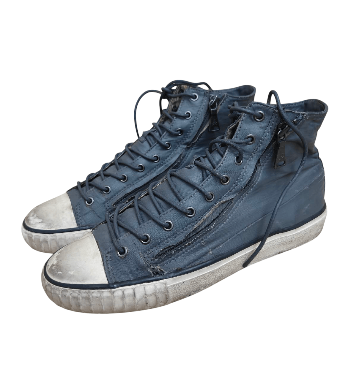 John Varvatos John Varvatos Worn Highcut Sneakers Size US 7.5 / EU 40-41 - 1 Thumbnail