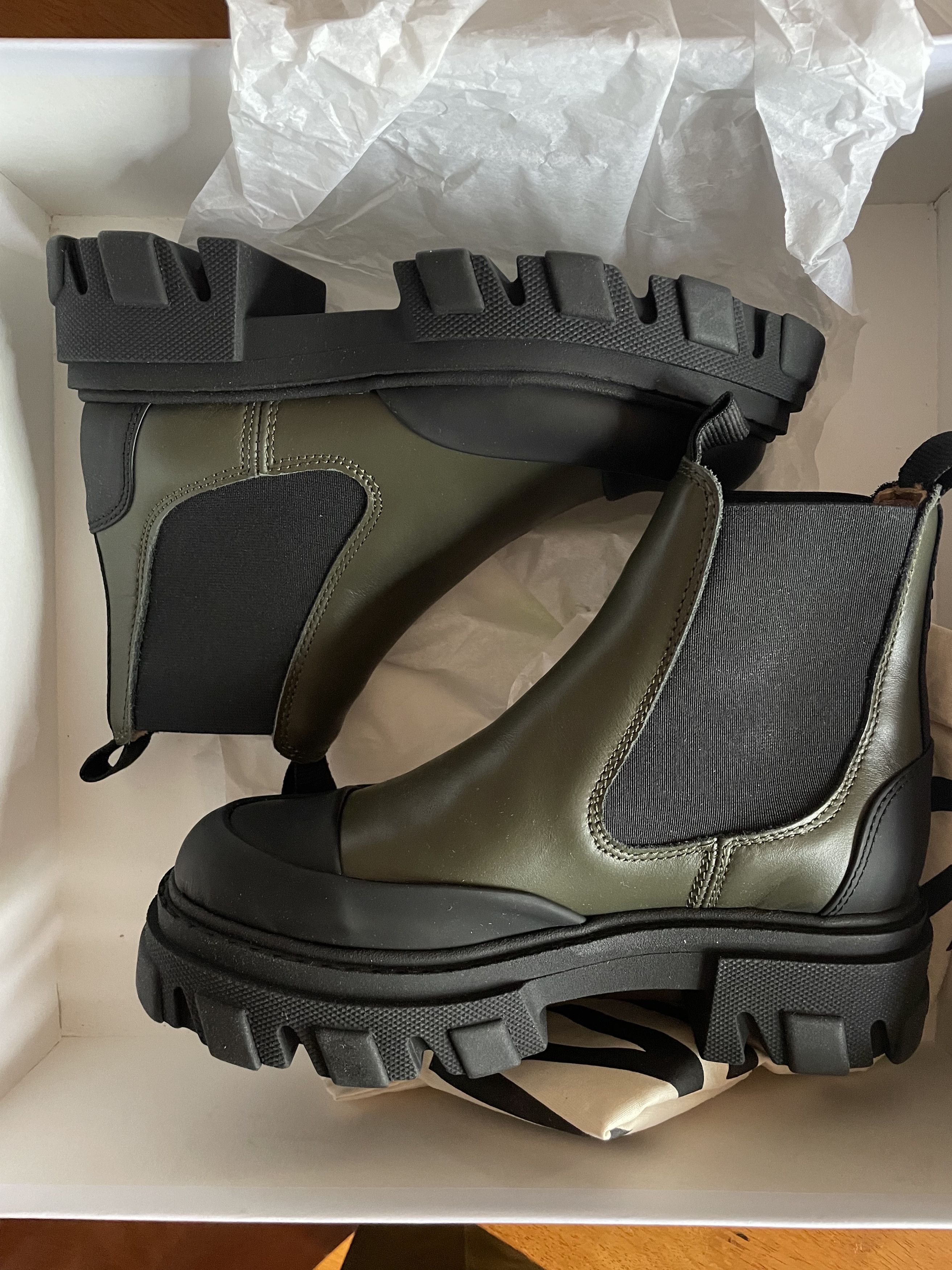 Ganni Rubber Rain Boots Grailed