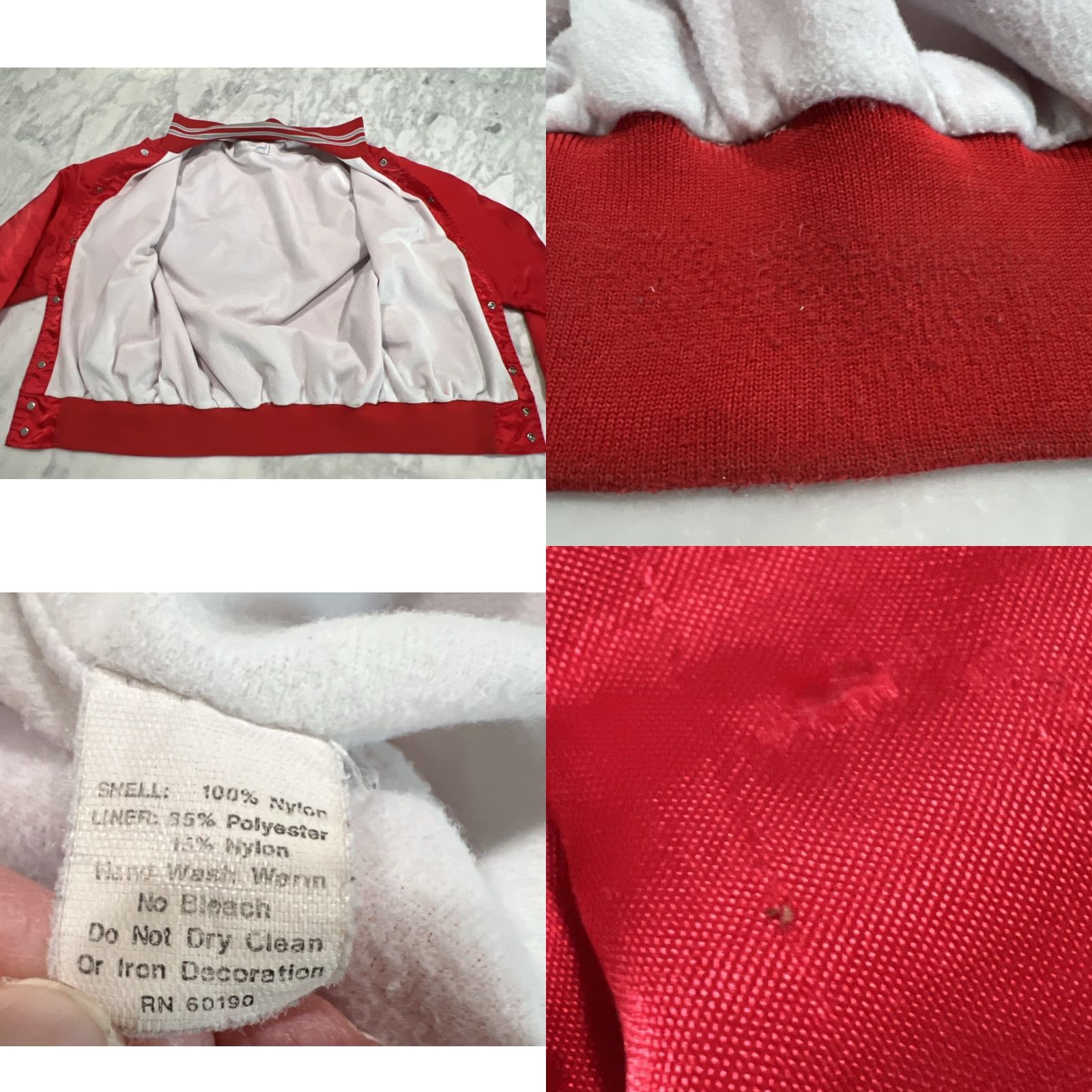 Vintage VINTAGE Capricorn Satin Jacket Men’s M Red Sprint Car Phoenix Racing Association Made USA Size US M / EU 48-50 / 2 - 10 Thumbnail