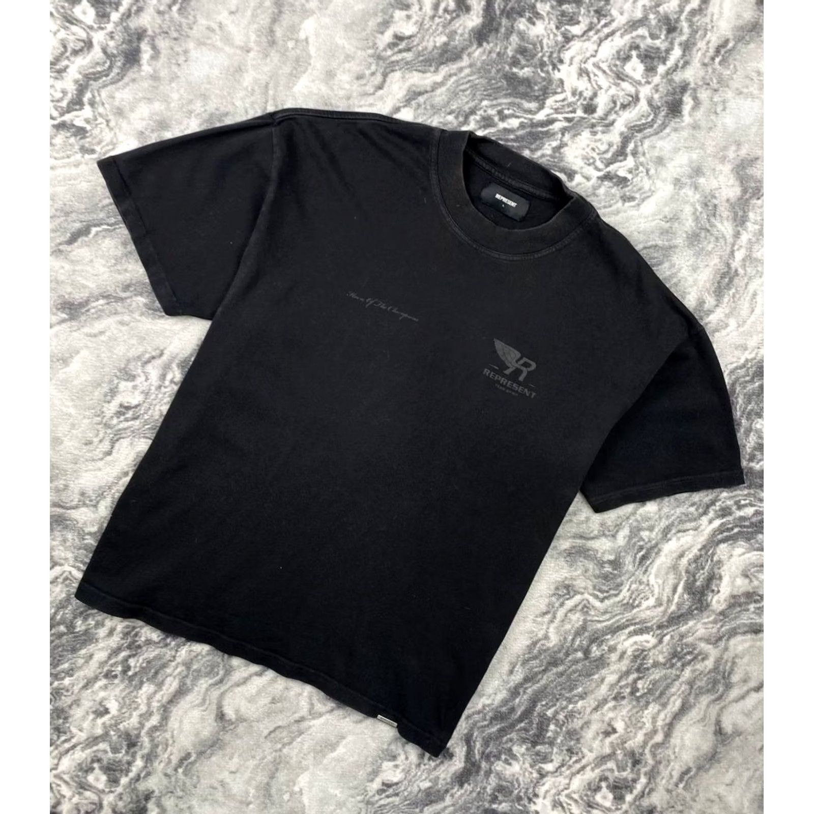 Vintage Represent x Team Spirit T Shirt Big Logo Men Size L Black Size US L / EU 52-54 / 3 - 2 Thumbnail