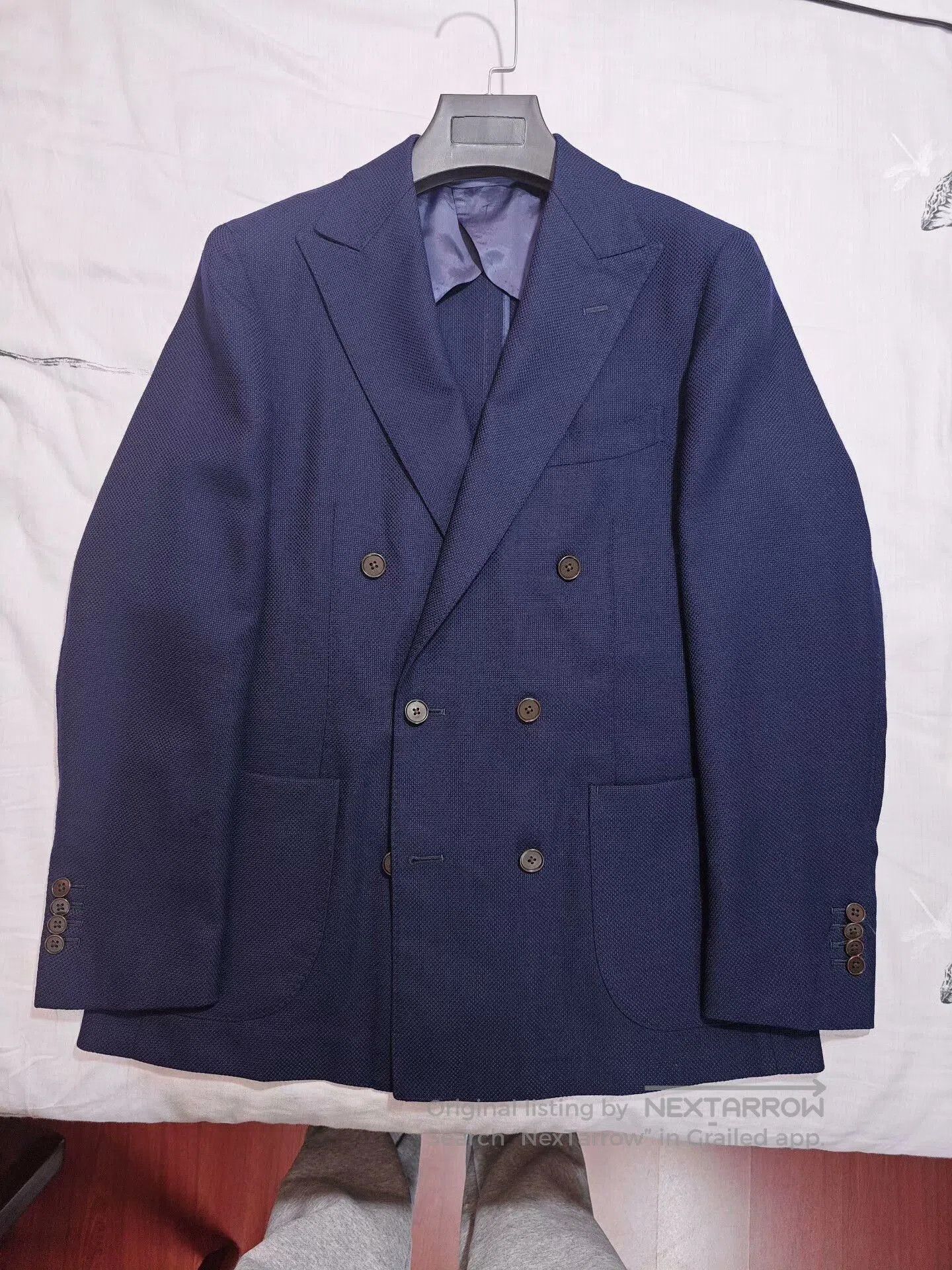 Japanese Brand Italian VBC Wool Blend Custom Suit. Size US S / EU 44-46 / 1 - 5 Thumbnail