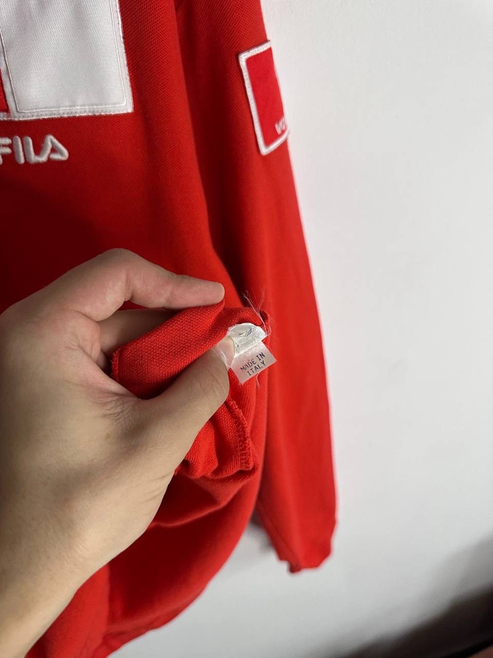 Ferrari Fila Ferrari Vodafone Shell Vintage F1 Team Polo Long Sleeve Size US XL / EU 56 / 4 - 10 Thumbnail