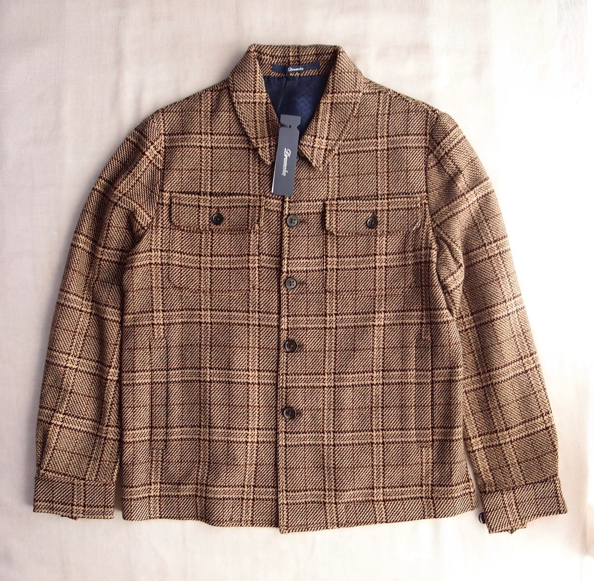Drumohr NWT Drumohr Wool Overshirt Jacket – Made in Italy – Size 46 Size US S / EU 44-46 / 1 - 1 Thumbnail
