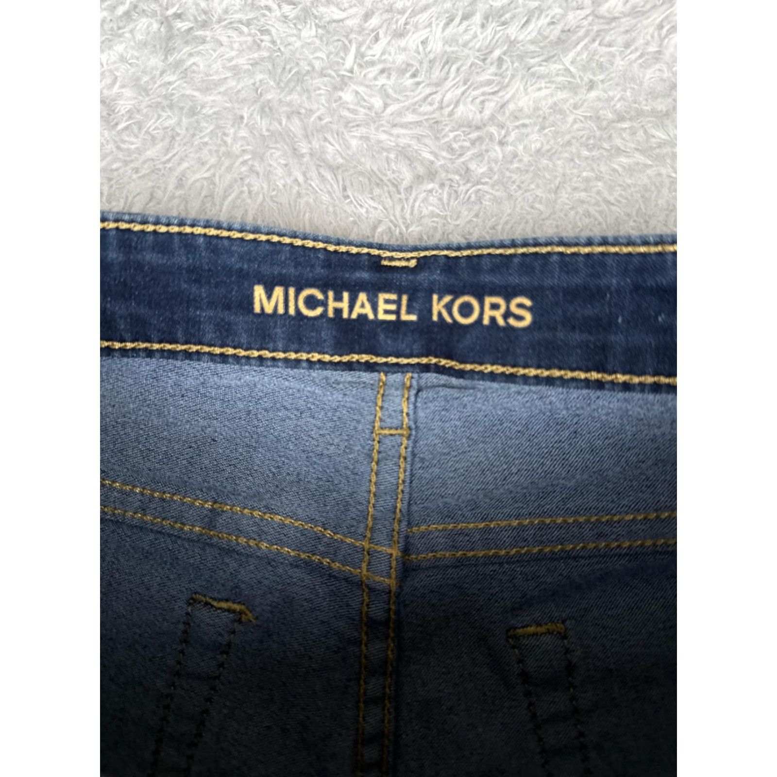 Michael Kors Michael Kors Selma Skinny Jeans Womens 2 Blue Stretch Denim 5 Pocket Zip Fly Size 26" / US 2 / IT 38 - 6 Thumbnail