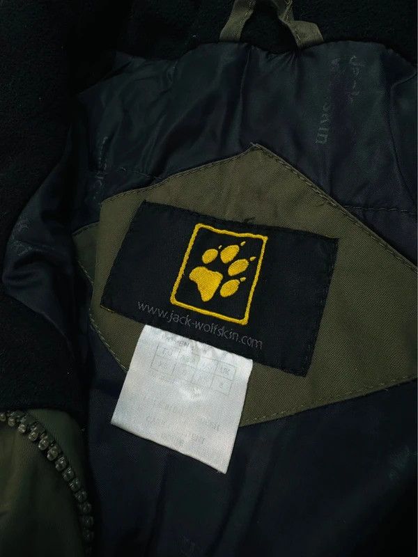 Jack Wolfskin insulated outdoor ski jacket green khaki xs logo Size XS / US 0-2 / IT 36-38 - 5 Thumbnail