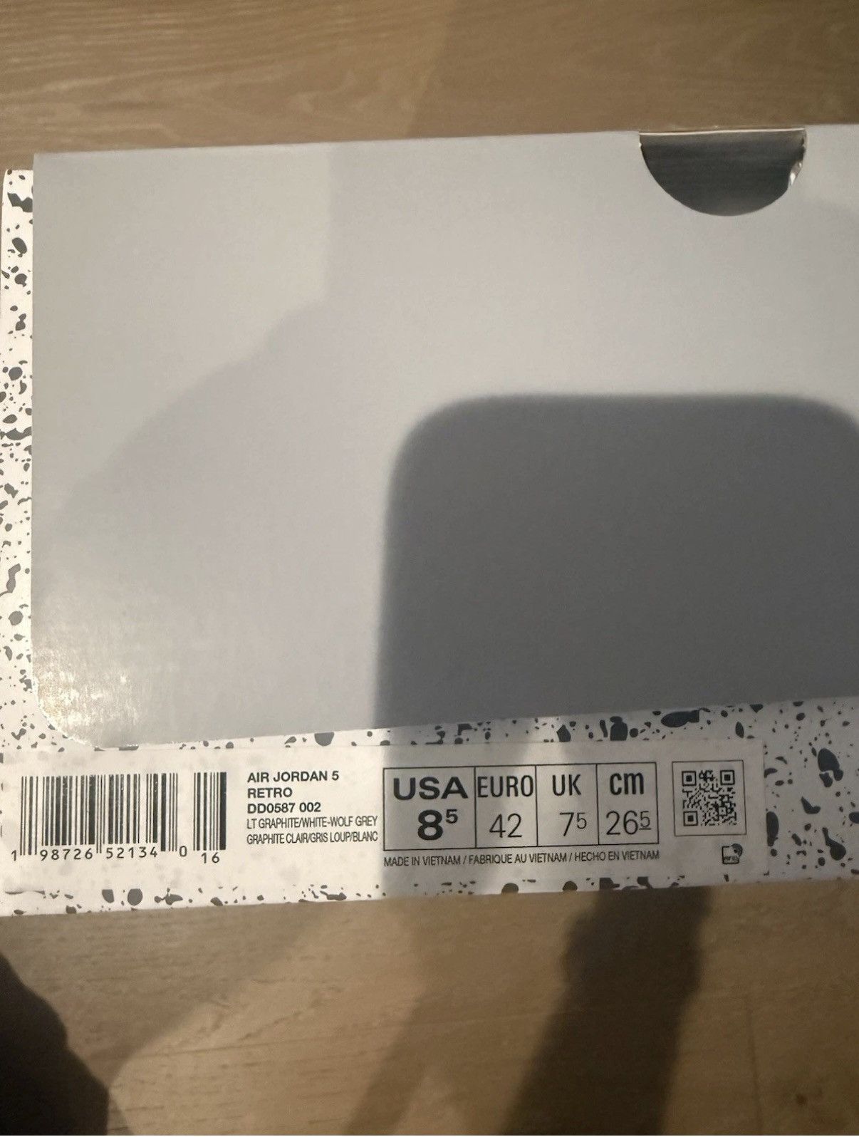 Jordan Brand Size 8.5M/10W - Jordan 5 Retro Wolf Grey (2026) DD0587-002 Size US 8.5 / EU 41-42 - 7 Thumbnail