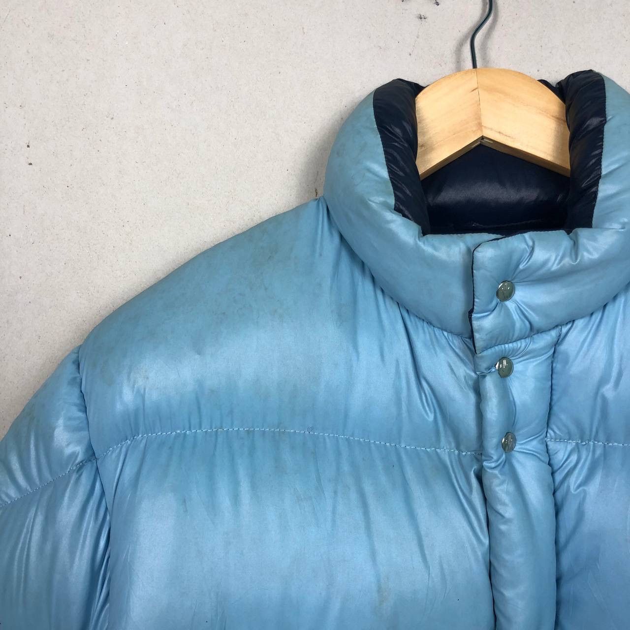 Moncler Vintage 80s Moncler Ski Wear Light Blue Puffer Jacket Size US M / EU 48-50 / 2 - 4 Thumbnail