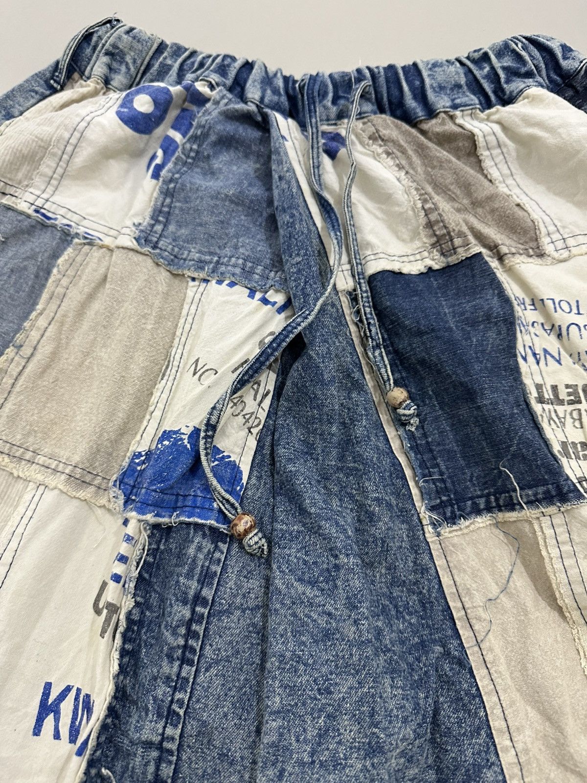 Vintage Rare El Redoe Haram pant Patch Work Design Kapital Inspired Size US 30 / EU 46 - 9 Thumbnail