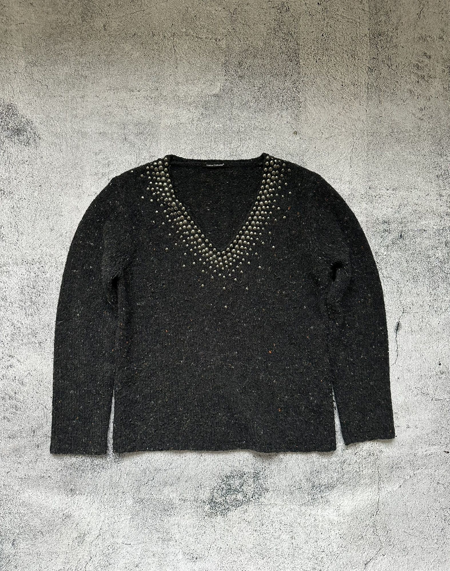 Luisa Cerano Luisa Cerano Cashmere Archive Sweater V-neck Size M / US 6-8 / IT 42-44 - 1 Thumbnail