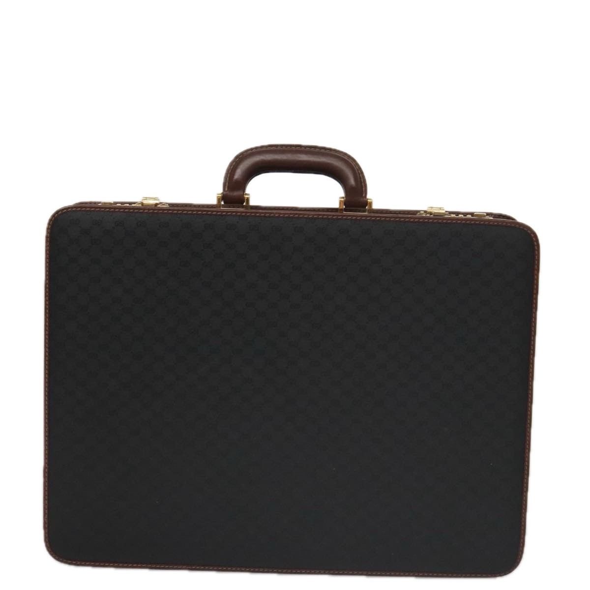 Gucci GUCCI Micro GG Canvas Trunk Black Gold Size ONE SIZE - 2 Thumbnail
