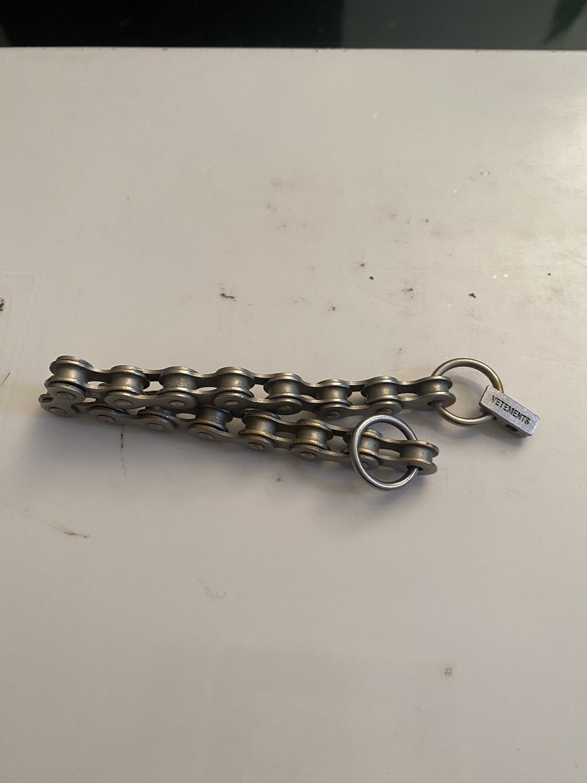 image of Vetements Silver Chain Bracelet, Men's