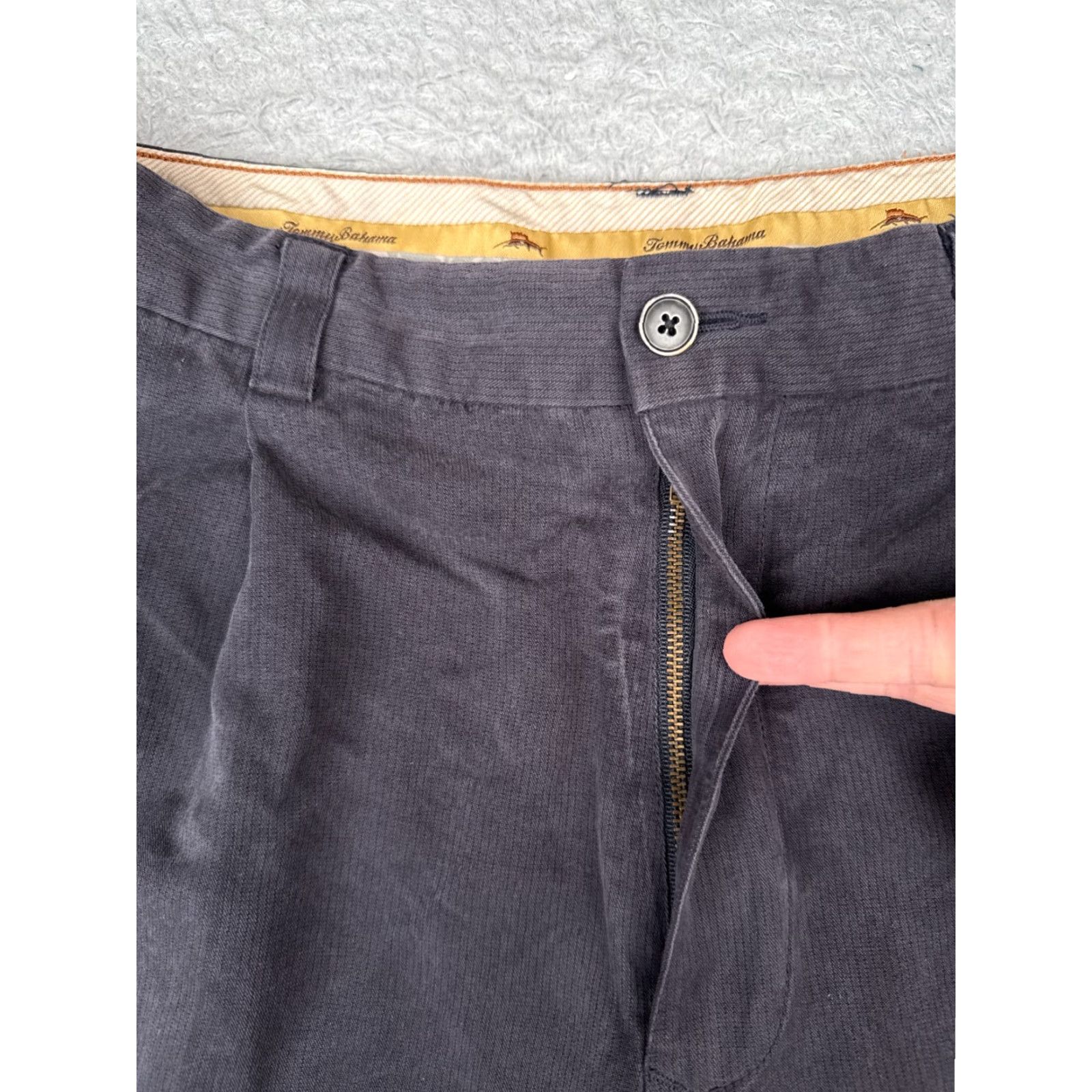 Tommy Bahama Tommy Bahama Shorts Adult 33 Blue 100% Silk Pleated Beach Vacation Resort 33x9 Size US 33 - 6 Thumbnail
