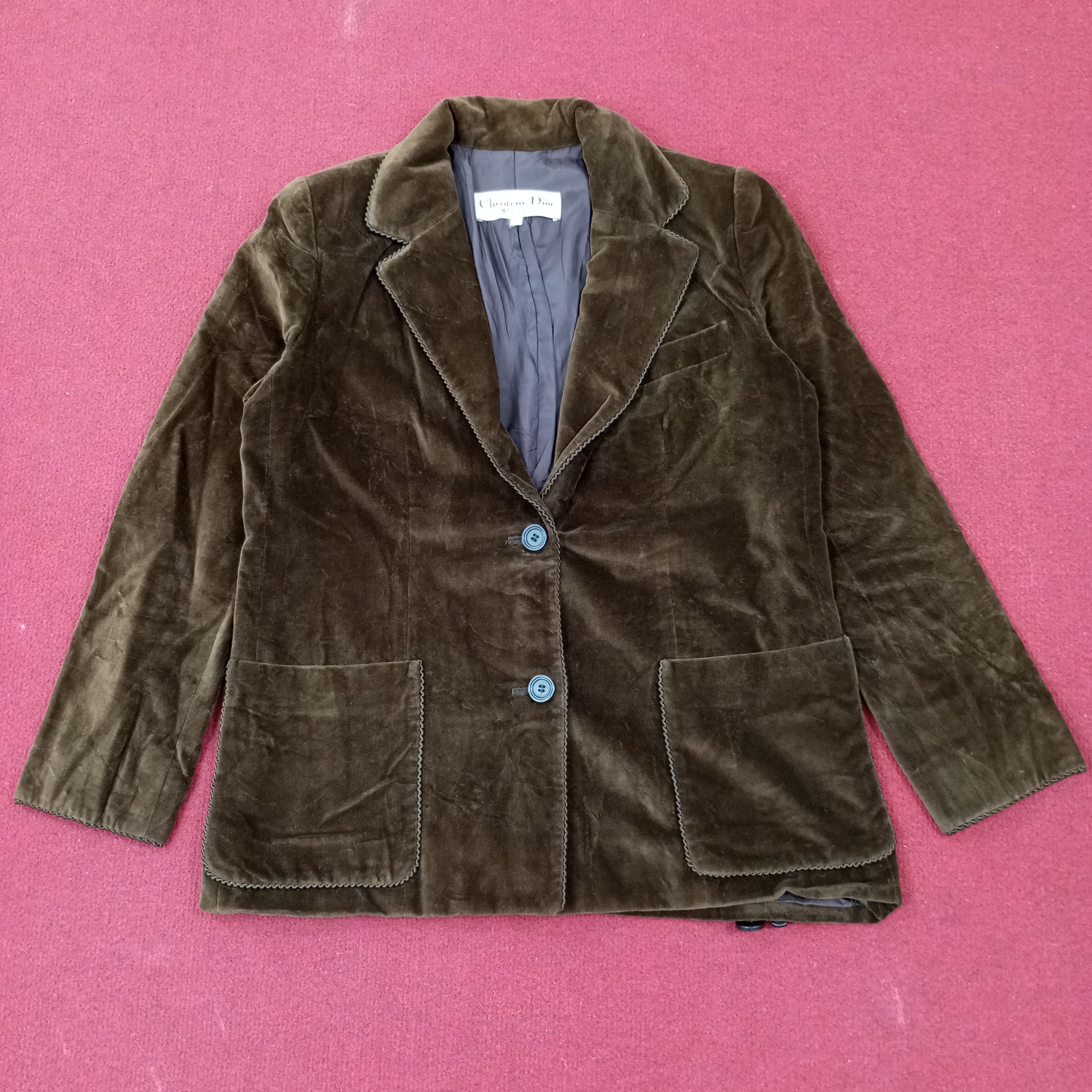 Christian Dior Monsieur Christian Dior Designer Fashion Brand Custom Blazer c234n3 Size S / US 4 / IT 40 - 3 Thumbnail