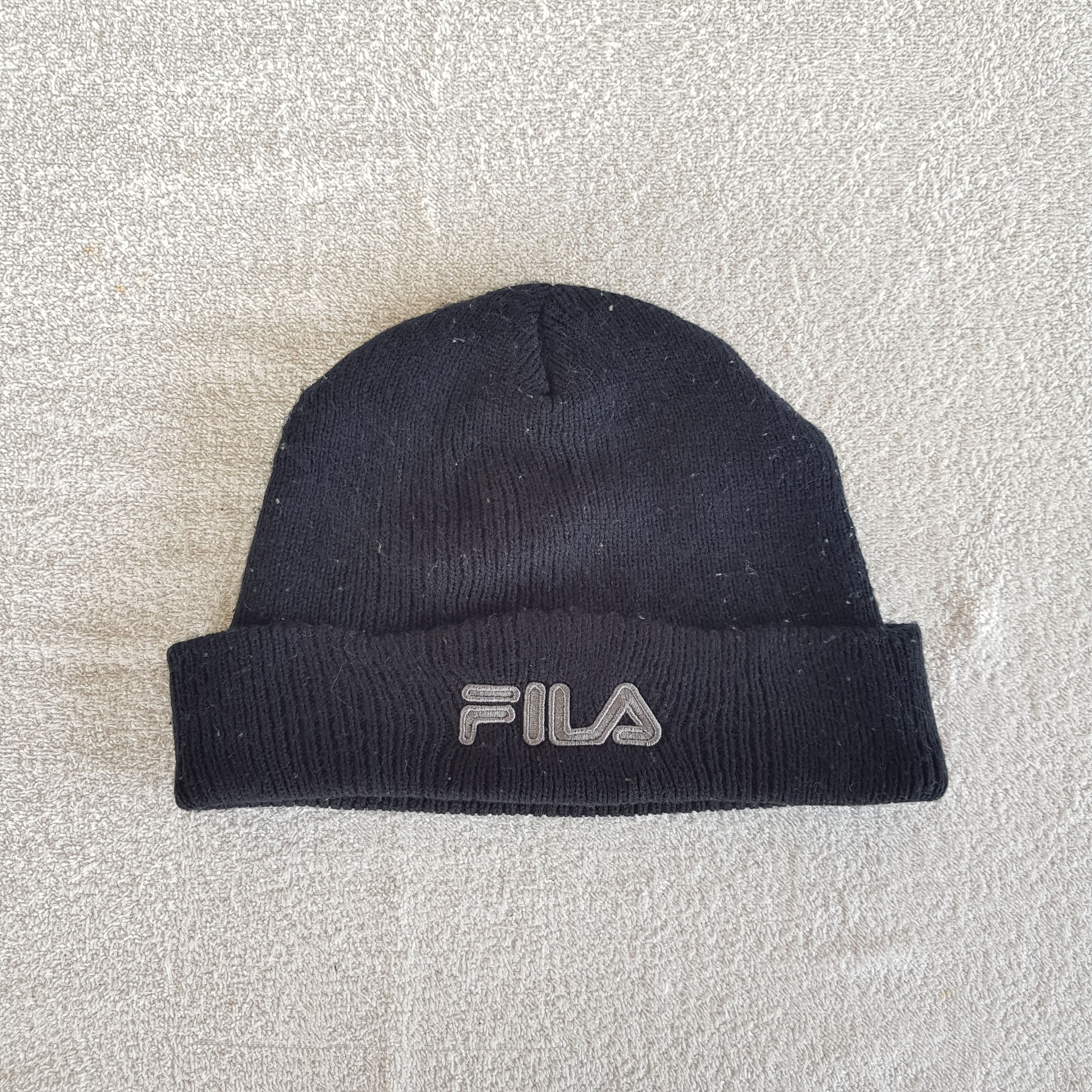 Fila Vintage Fila Beanie Fair Isle Ribbed Knit Snow Caps Hats. Size ONE SIZE - 5 Thumbnail