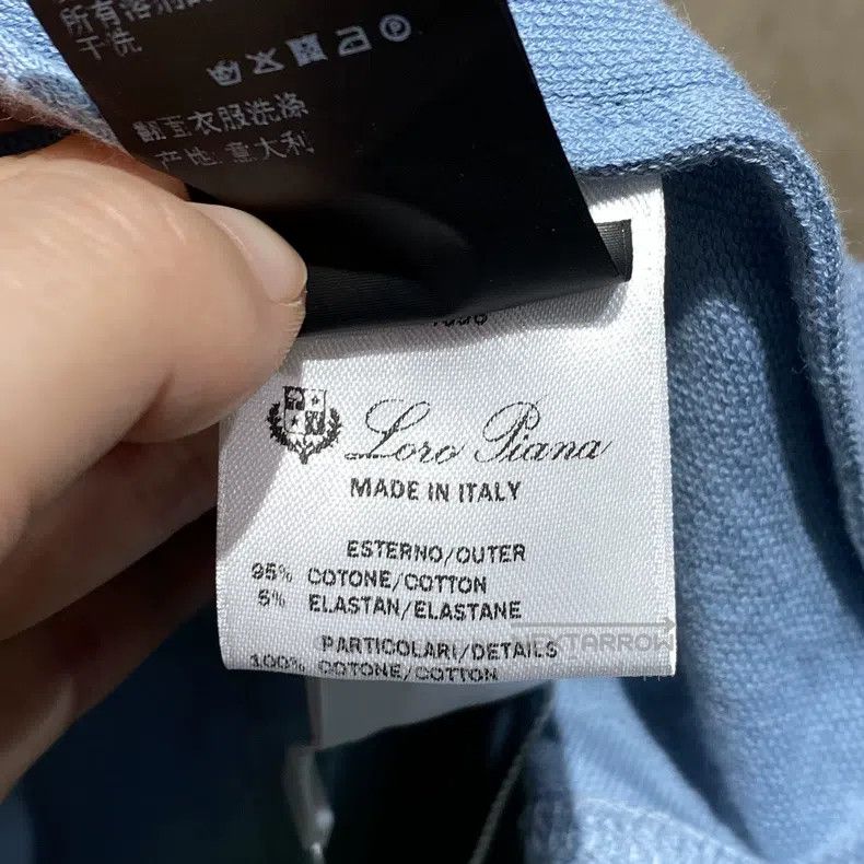 Loro Piana Loro Piana Blue Short Sleeve Polo Shirt Size XL / US 12-14 / IT 48-50 - 4 Thumbnail
