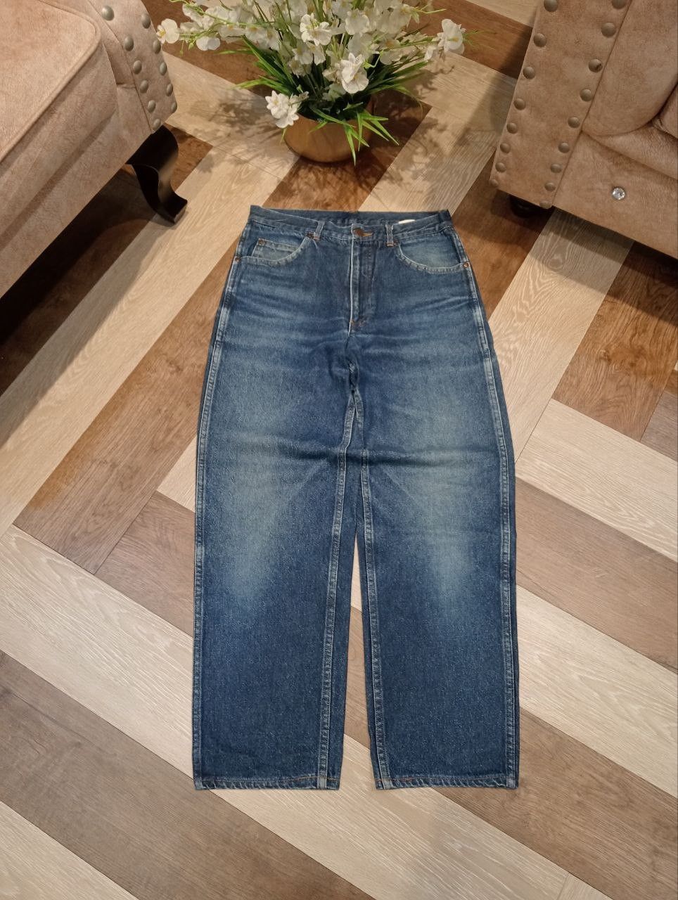 Comme des Garcons Homme VINTAGE COMME DES GARCONS HOMME BLUE DENIM PANTS Size US 29 - 1 Thumbnail